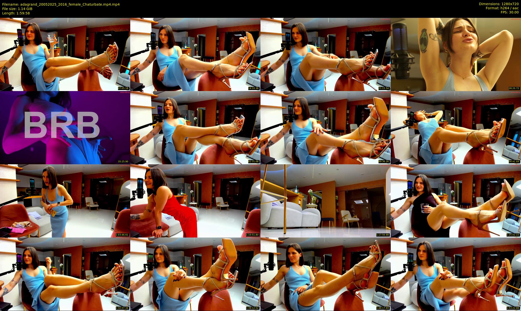 adagrand — 120 minute Chaturbate female cam show recording, 720p, May 20, 2025