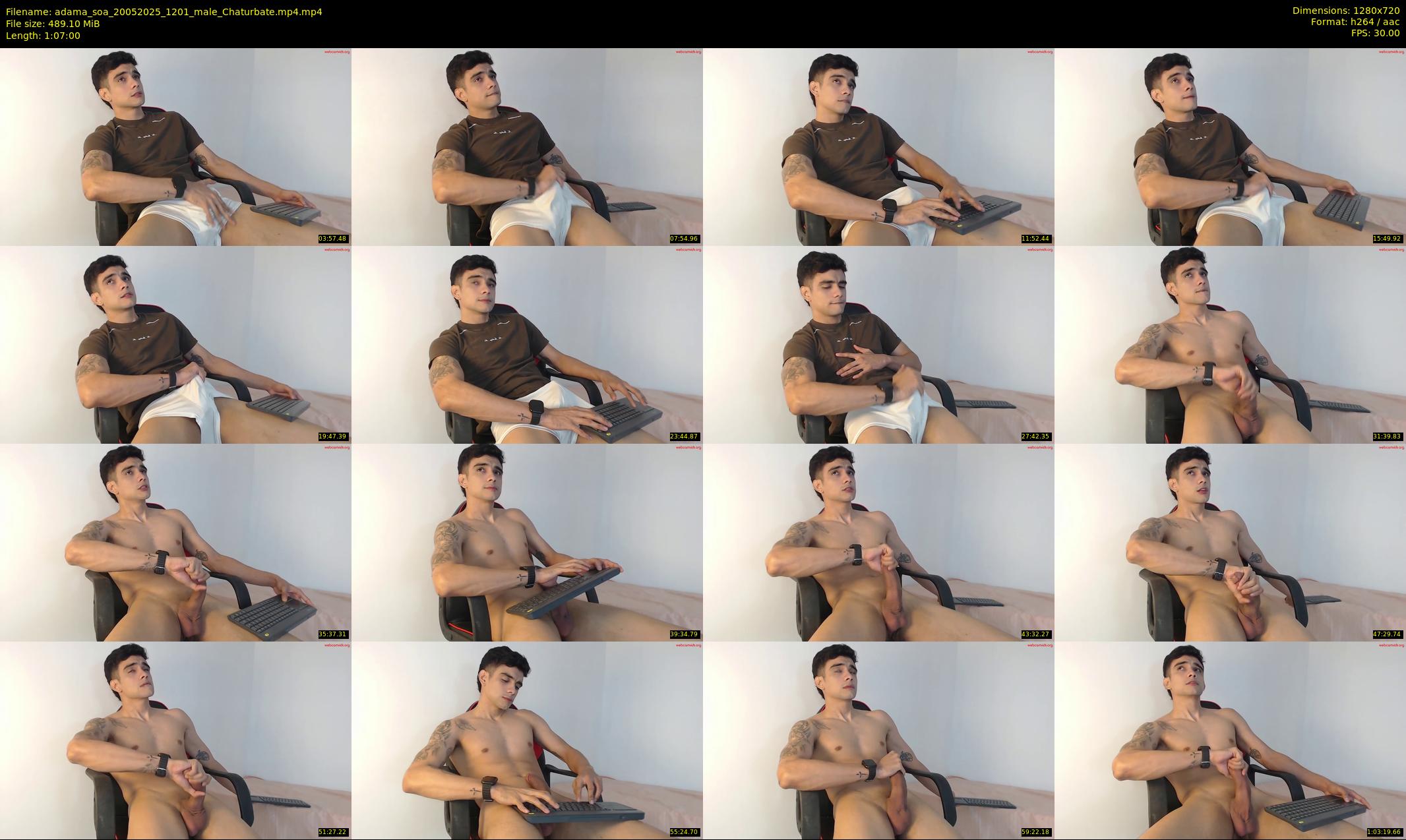 adama_soa — 67 minute Chaturbate male cam show recording, 720p, May 20, 2025