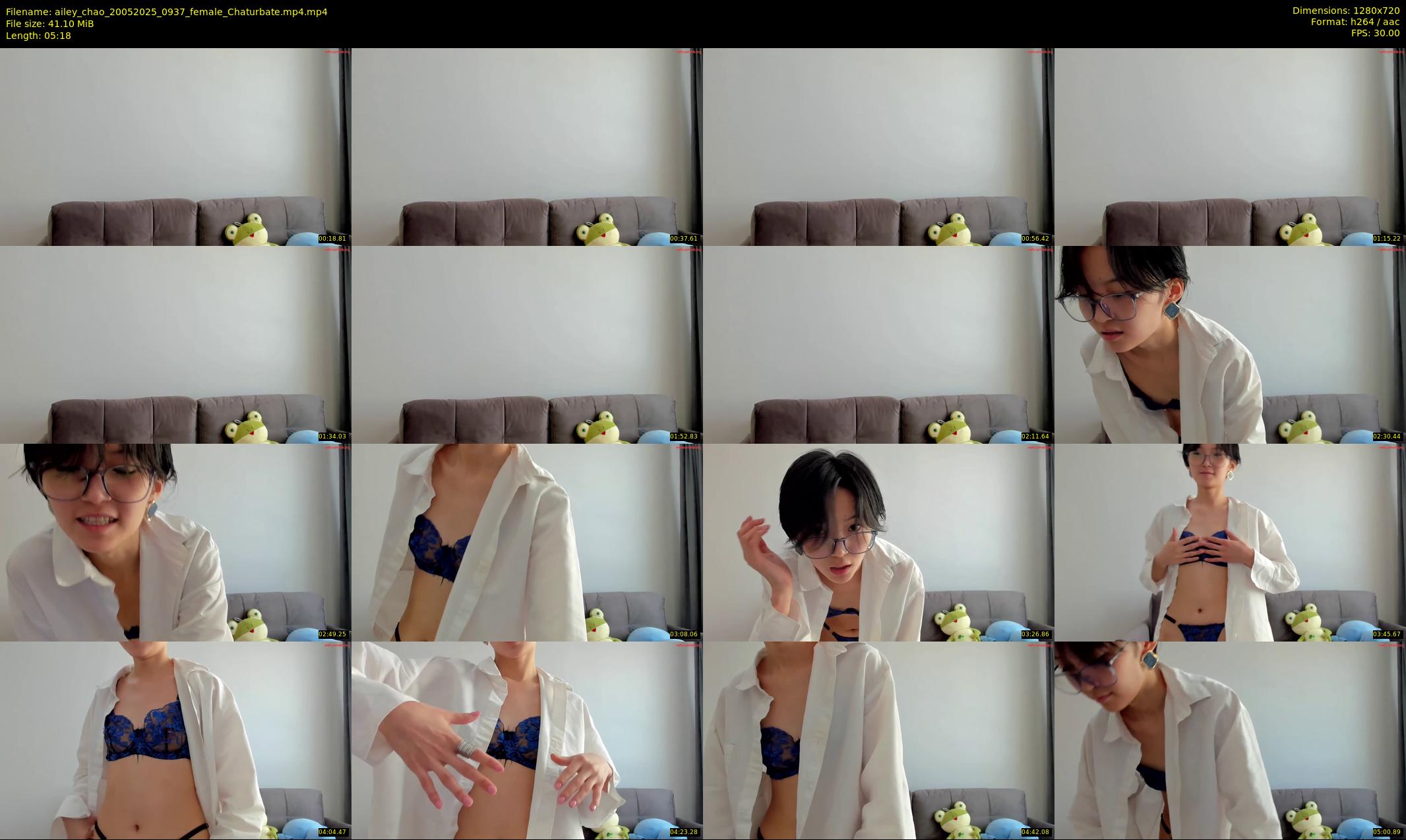 ailey_chao — 6 minute Chaturbate female cam show recording, 720p, May 20, 2025