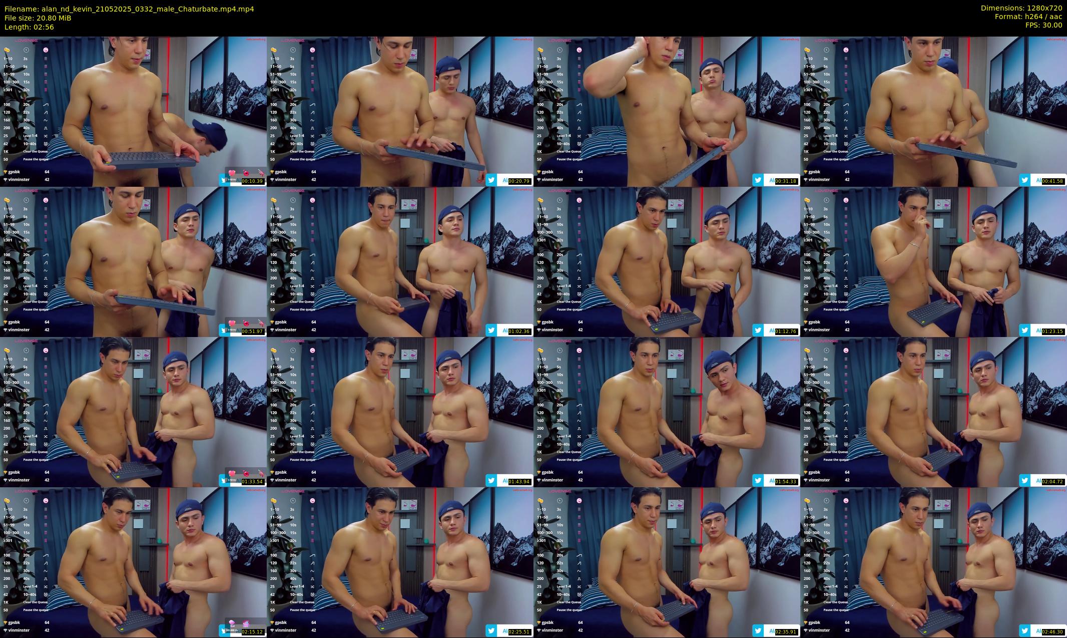alan_nd_kevin — 3 minute Chaturbate male cam show recording, 720p, May 21, 2025