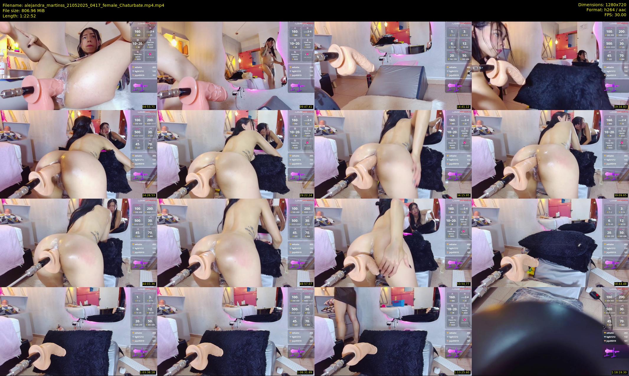 alejandra_martinss — 83 minute Chaturbate female cam show recording, 720p, May 21, 2025