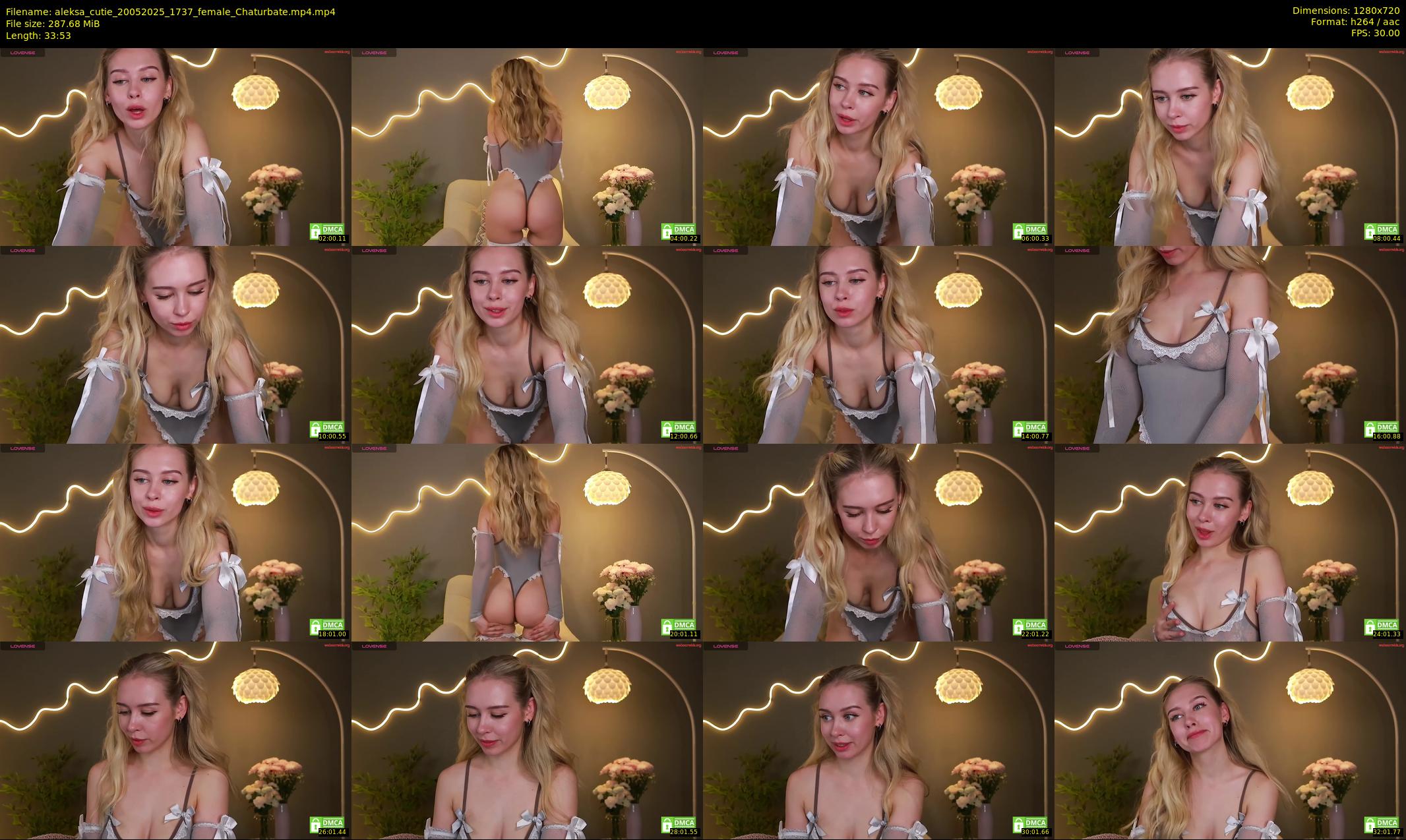 aleksa_cutie — 34 minute Chaturbate female cam show recording, 720p, May 20, 2025