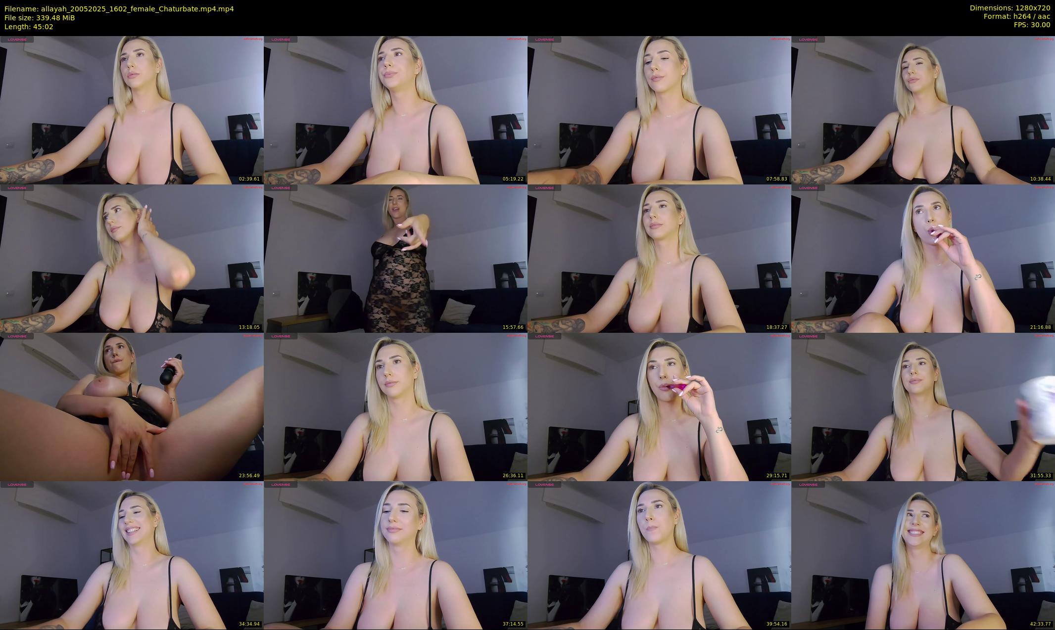 allayah — 46 minute Chaturbate female cam show recording, 720p, May 20, 2025