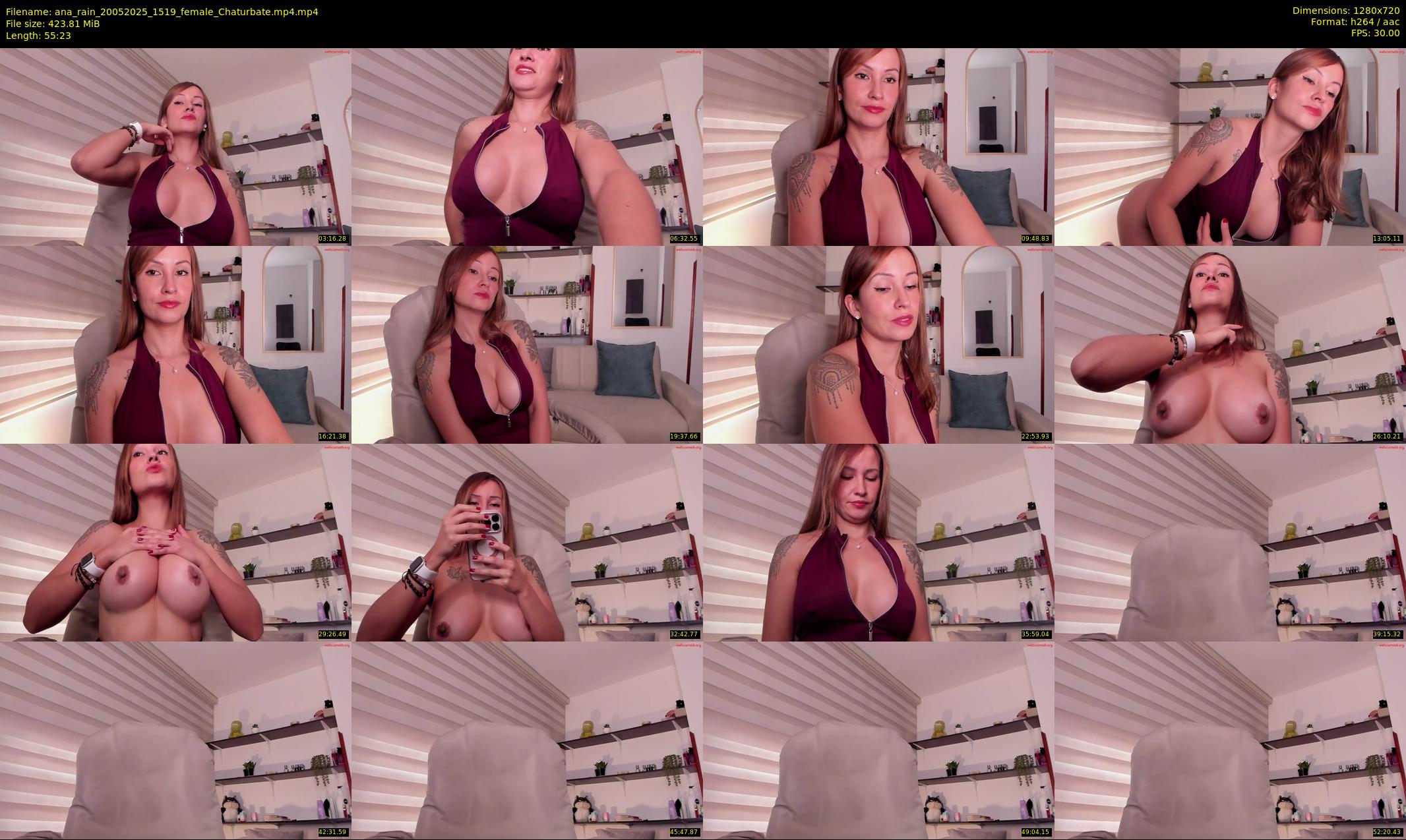 ana_rain — 56 minute Chaturbate female cam show recording, 720p, May 20, 2025