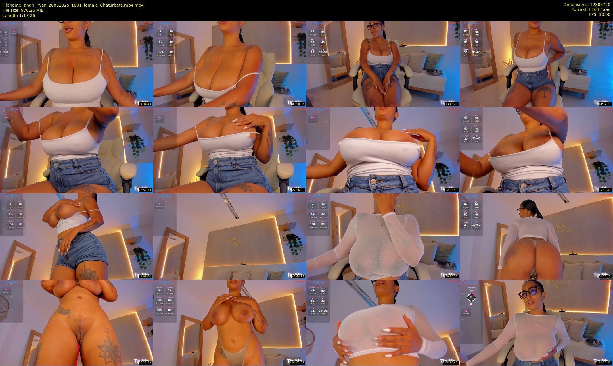 anahi_ryan — 78 minute Chaturbate female cam show recording, 720p, May 20, 2025