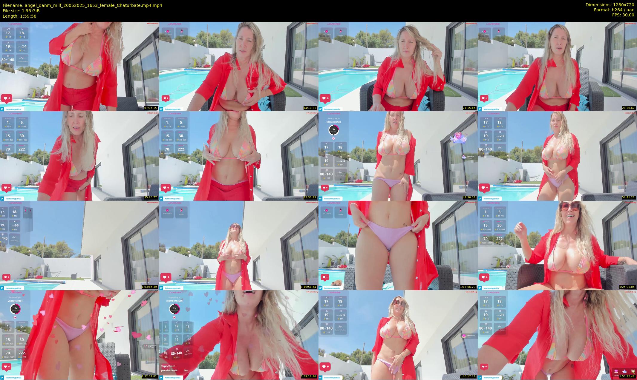 angel_danm_milf — 120 minute Chaturbate female cam show recording, 720p, May 20, 2025