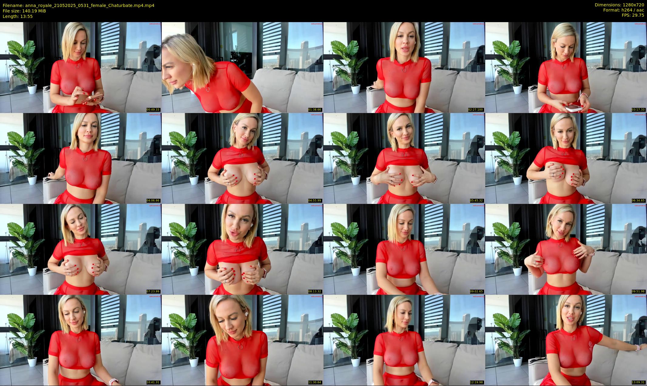 anna_royale — 14 minute Chaturbate female cam show recording, 720p, May 21, 2025