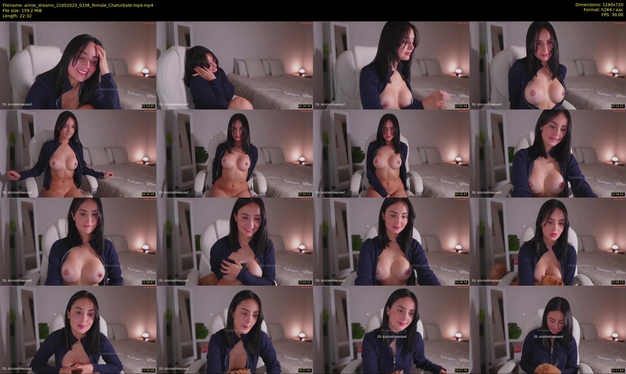 annie_dreams — 23 minute Chaturbate female cam show recording, 720p, May 21, 2025