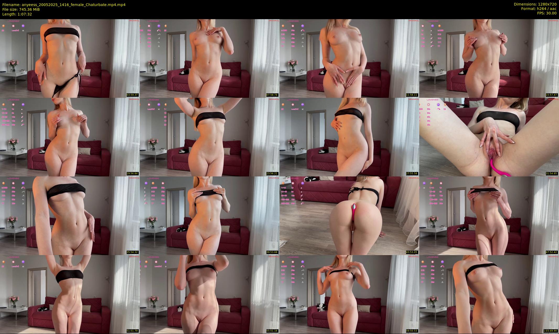 anyeess — 68 minute Chaturbate female cam show recording, 720p, May 20, 2025