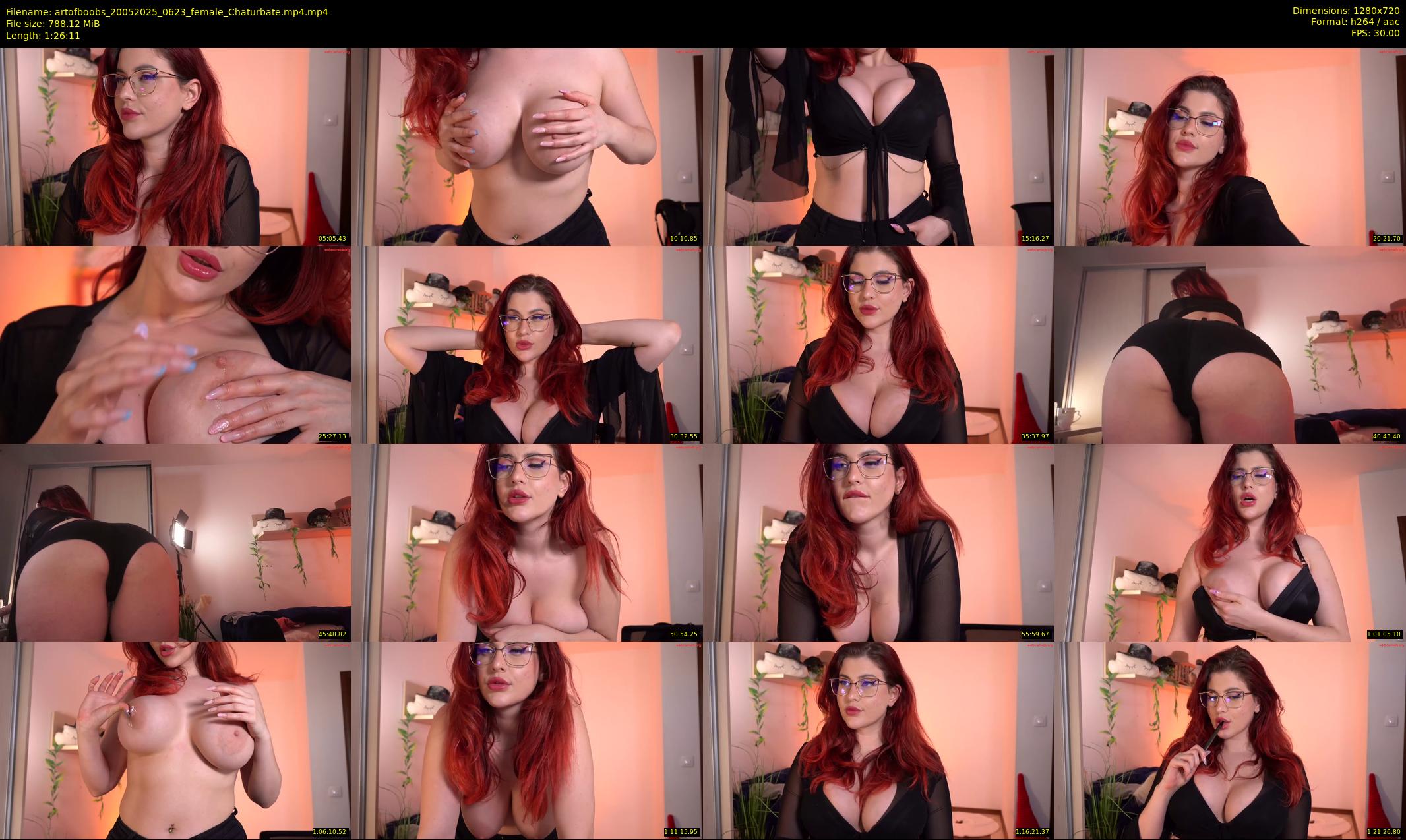 artofboobs — 87 minute Chaturbate female cam show recording, 720p, May 20, 2025