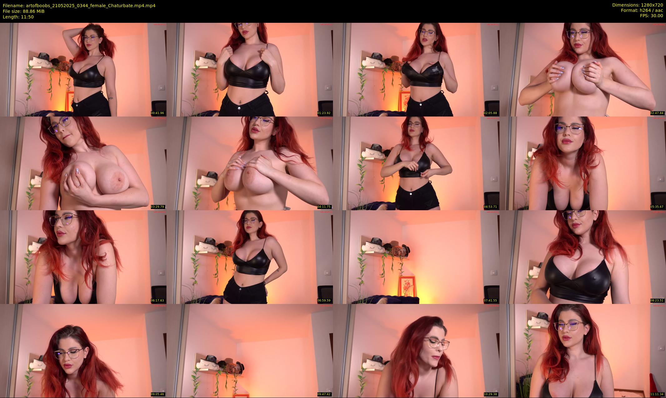 artofboobs — 12 minute Chaturbate female cam show recording, 720p, May 21, 2025
