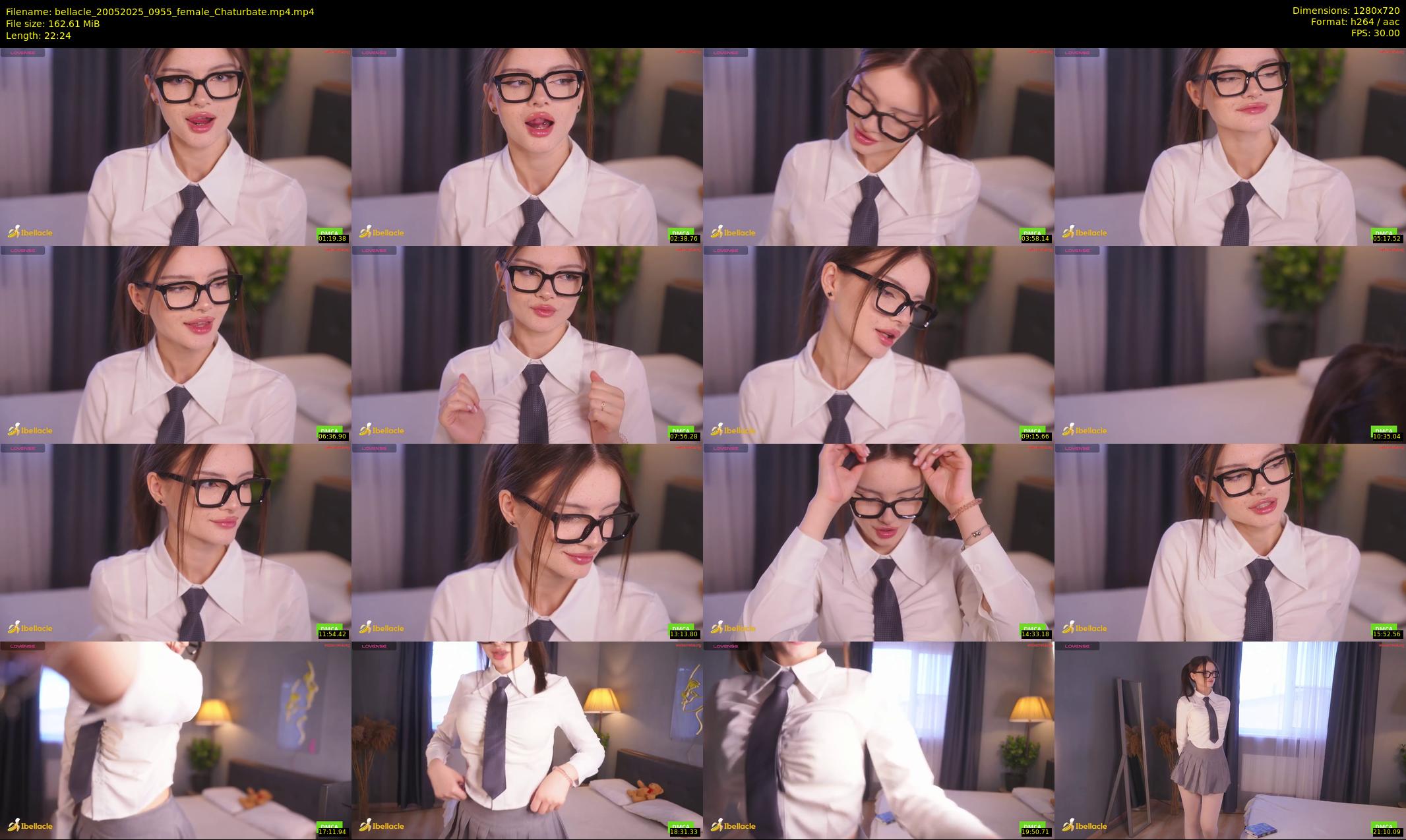 bellacle — 23 minute Chaturbate female cam show recording, 720p, May 20, 2025