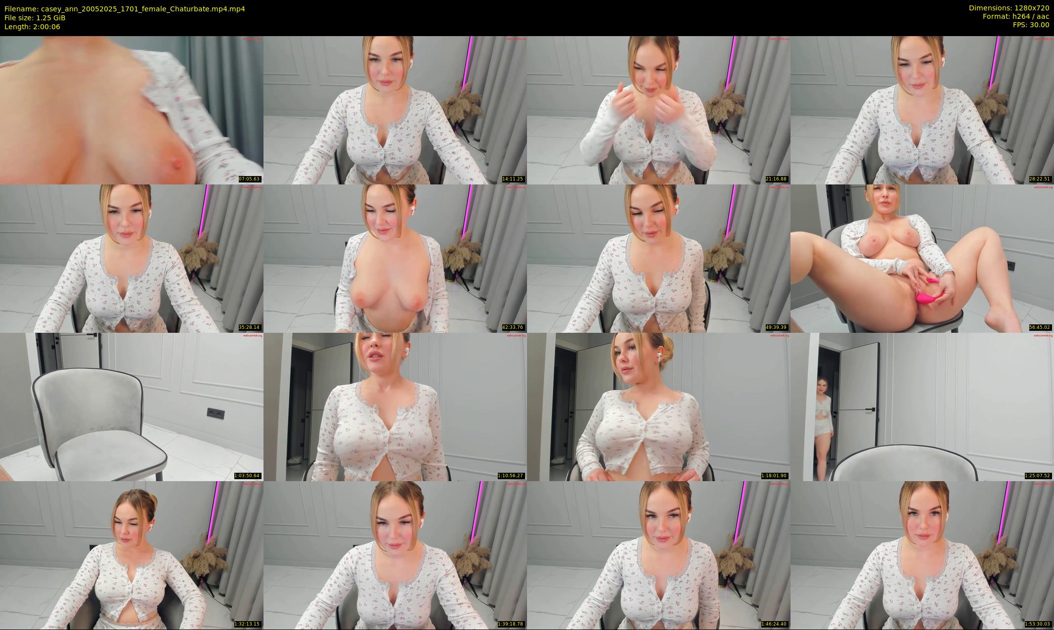 casey_ann — 121 minute Chaturbate female cam show recording, 720p, May 20, 2025