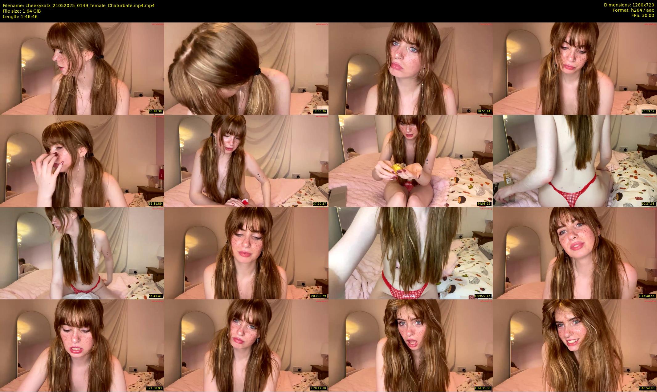 cheekykatx — 107 minute Chaturbate female cam show recording, 720p, May 21, 2025