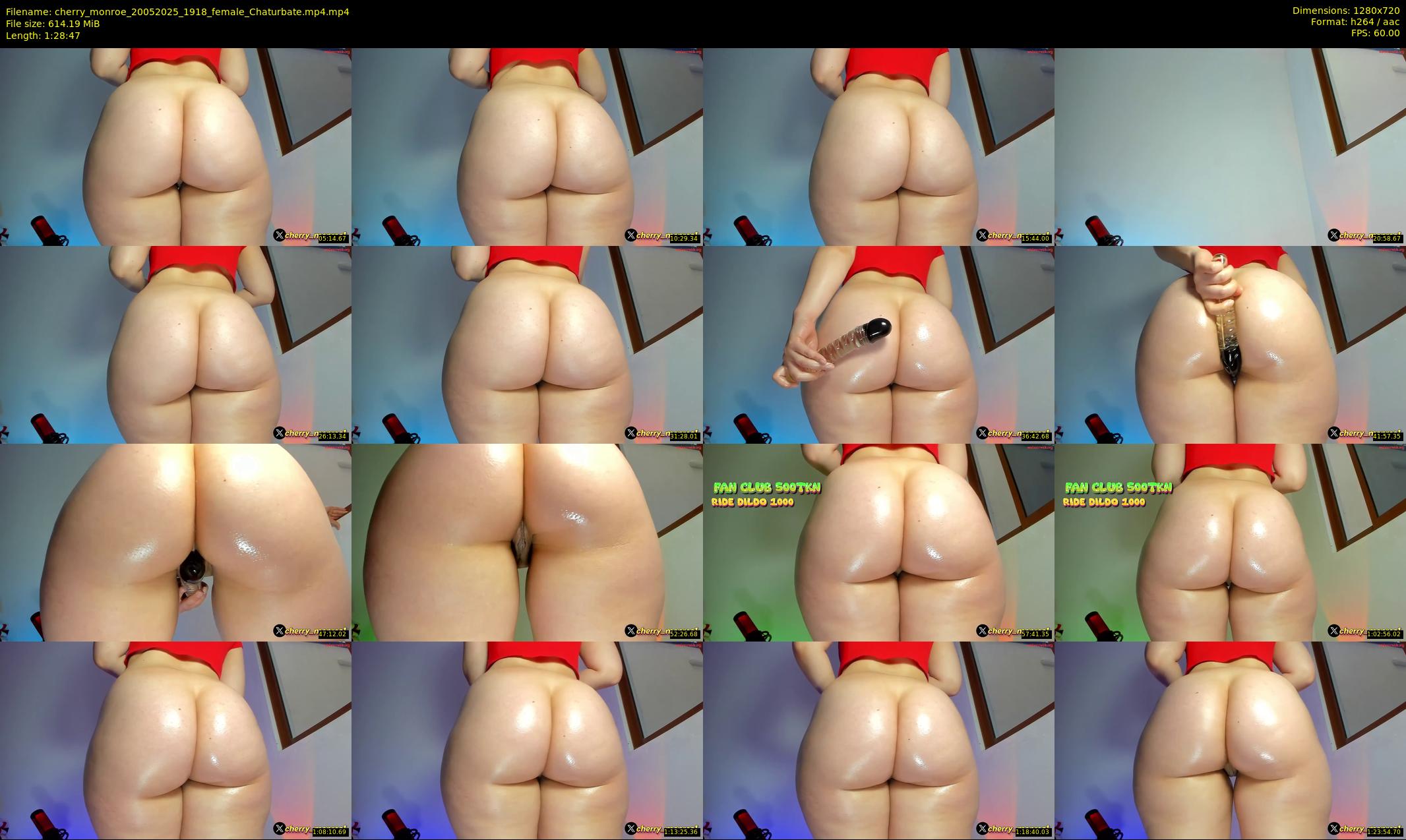 cherry_monroe — 89 minute Chaturbate female cam show recording, 720p, May 20, 2025