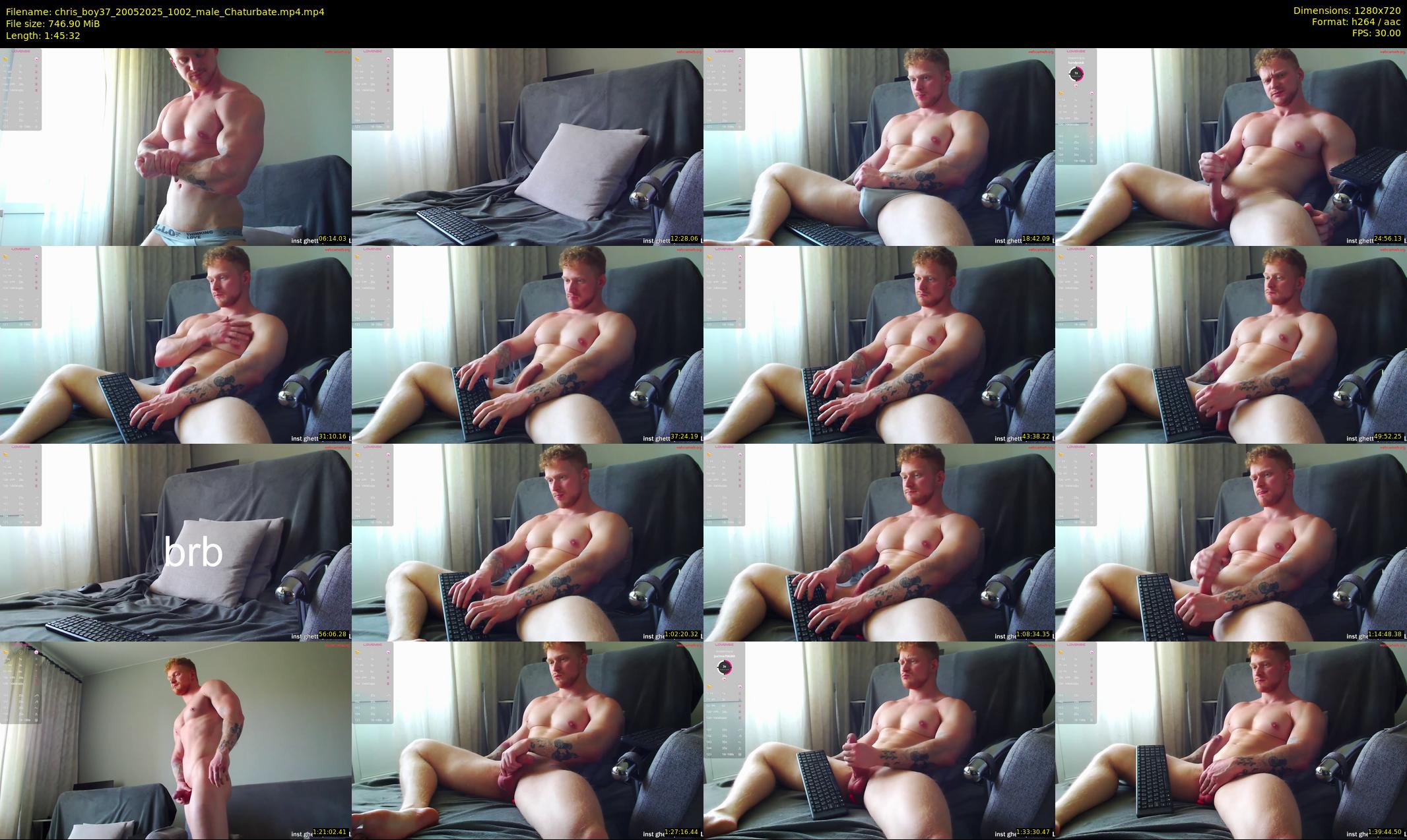 chris_boy37 — 106 minute Chaturbate male cam show recording, 720p, May 20, 2025