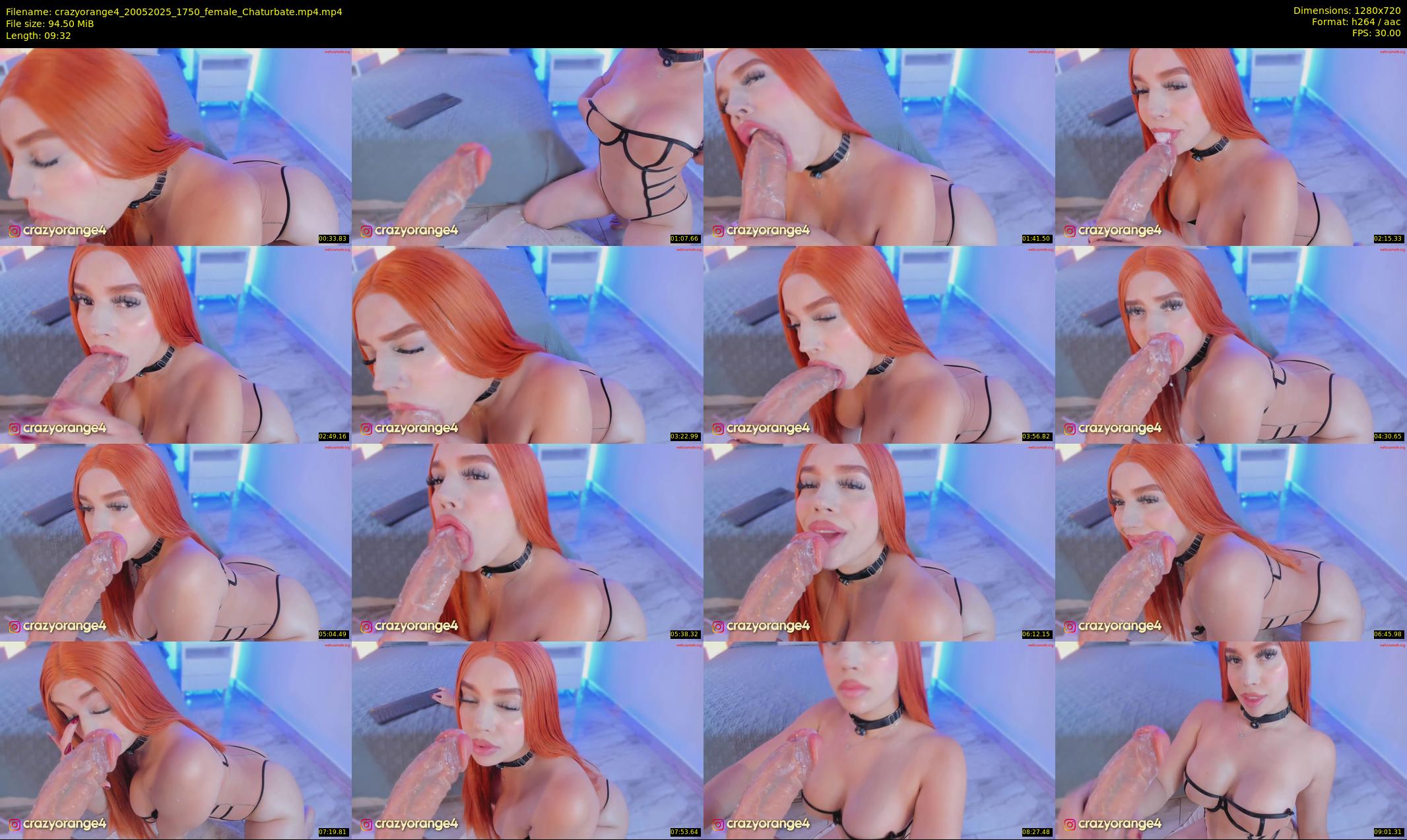 crazyorange4 — 10 minute Chaturbate female cam show recording, 720p, May 20, 2025