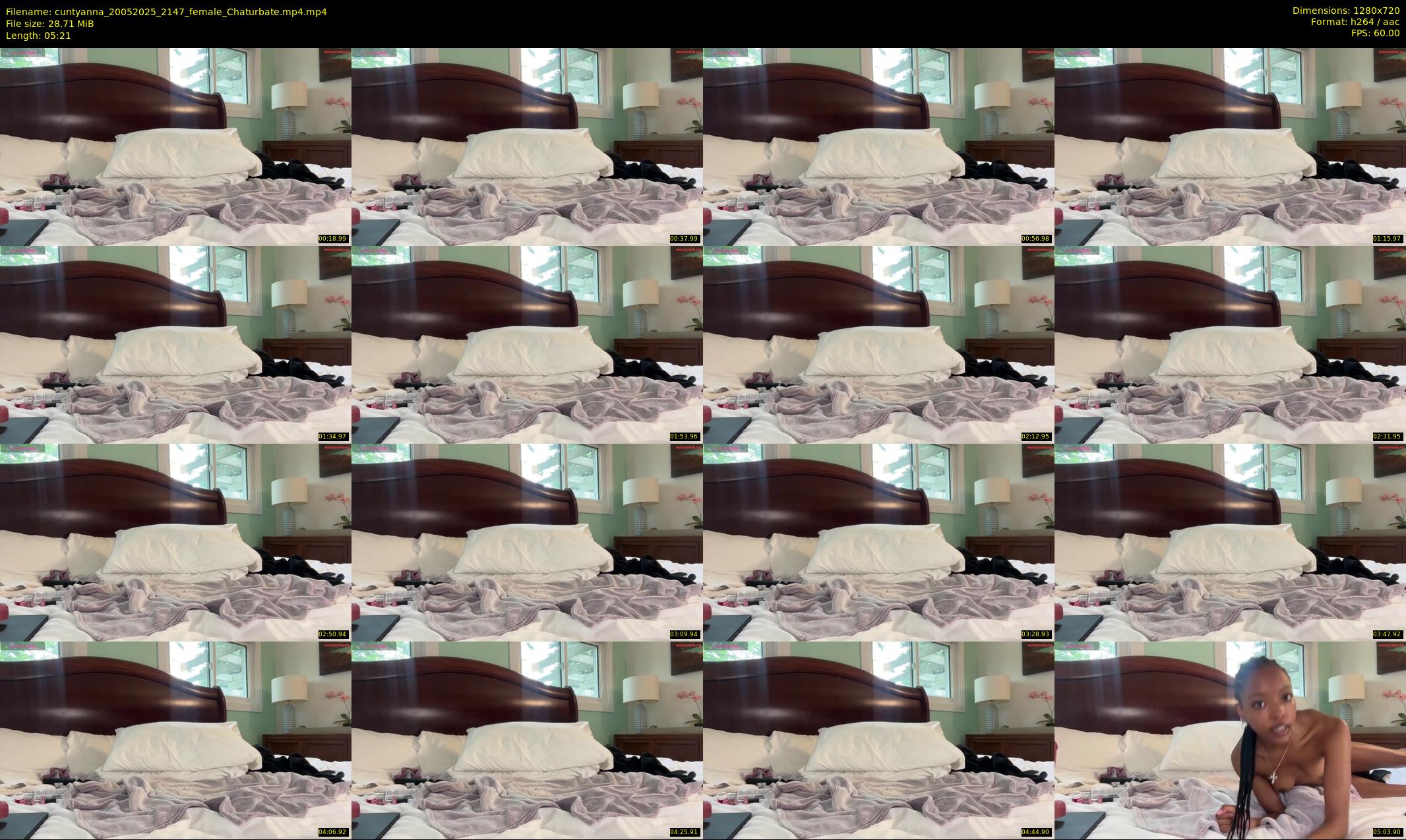 cuntyanna — 6 minute Chaturbate female cam show recording, 720p, May 20, 2025