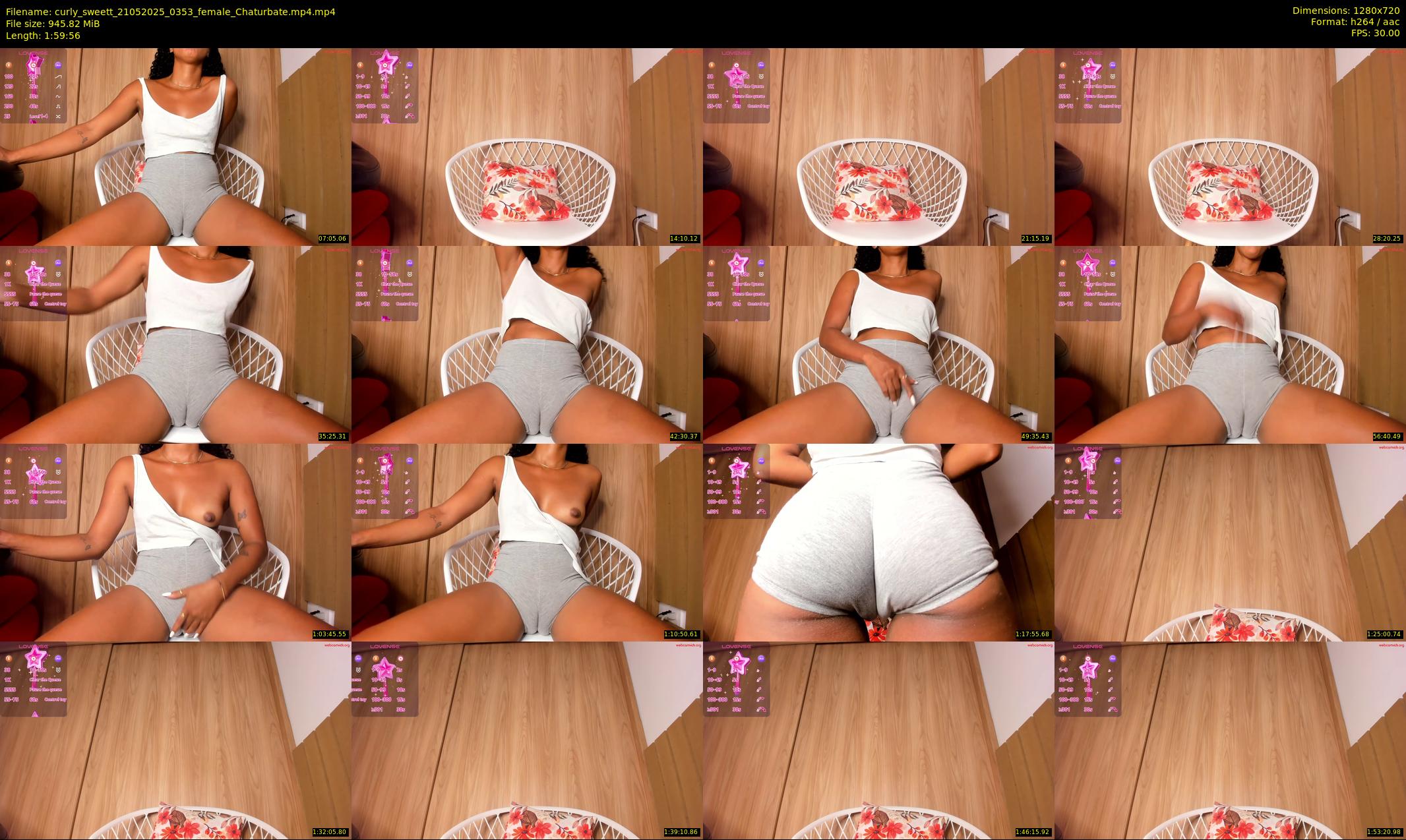 curly_sweett — 120 minute Chaturbate female cam show recording, 720p, May 21, 2025