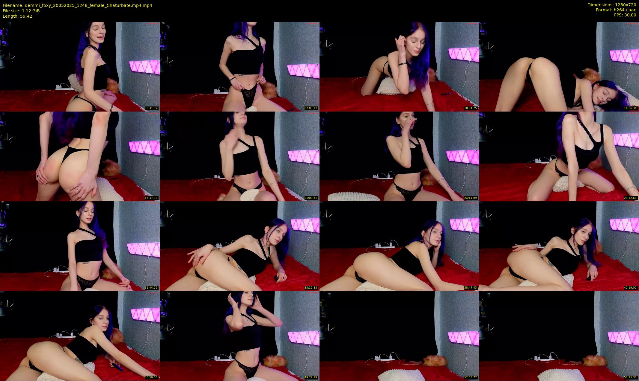 demmi_foxy — 60 minute Chaturbate couple cam show recording, 720p, May 20, 2025