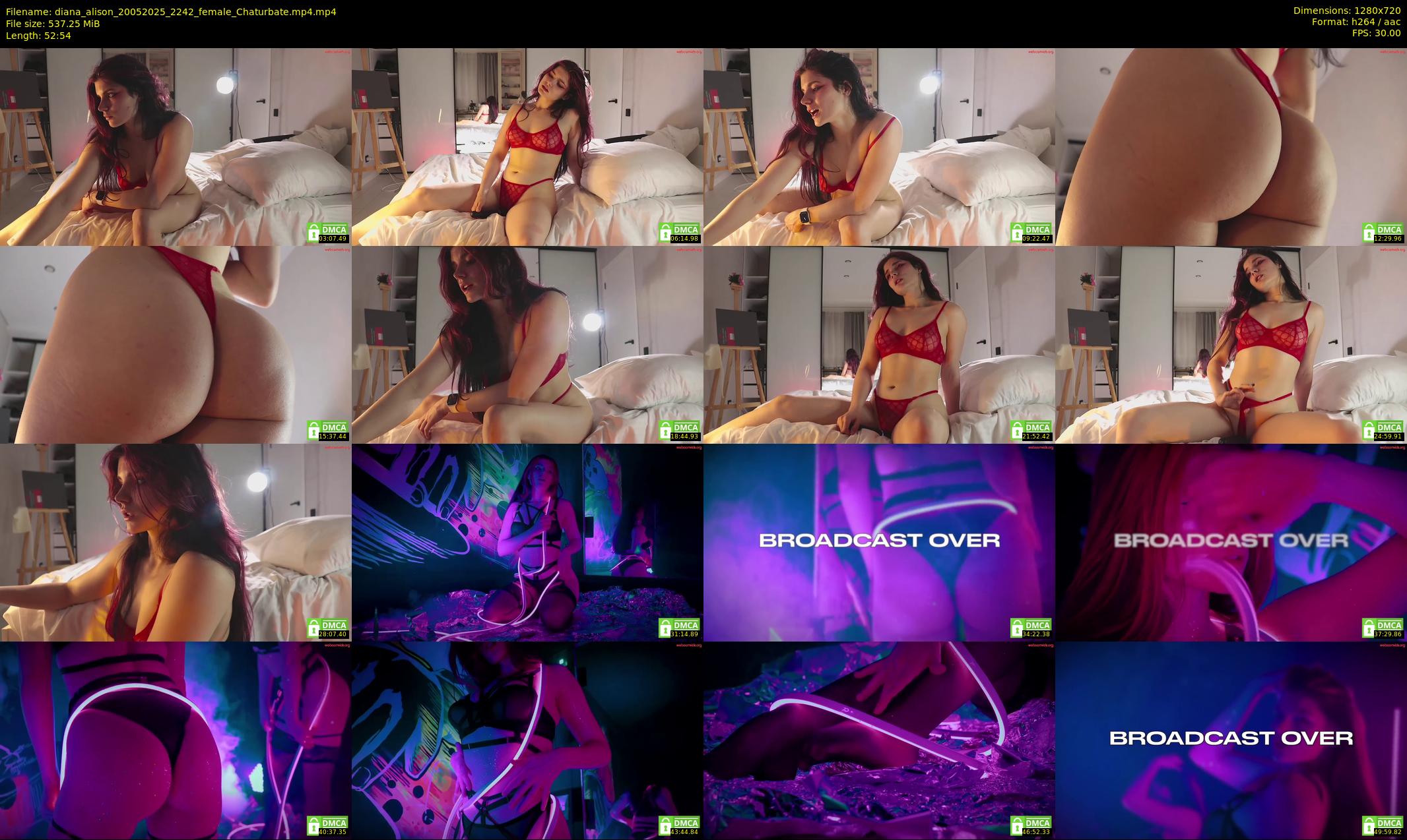 diana_alison — 53 minute Chaturbate female cam show recording, 720p, May 20, 2025
