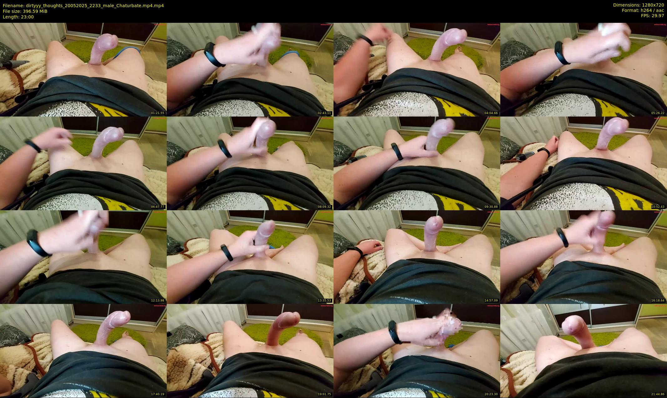 dirtyyy_thoughts — 23 minute Chaturbate male cam show recording, 720p, May 20, 2025