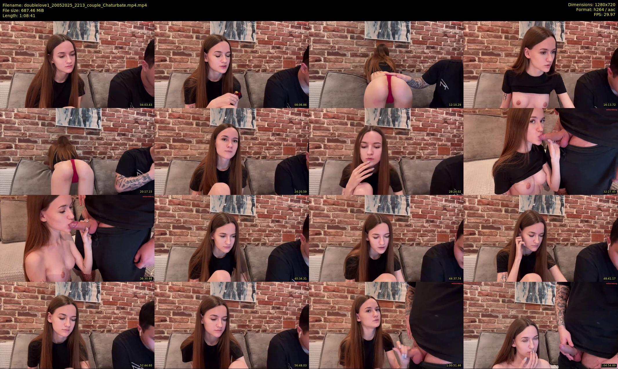 doublelove1 — 69 minute Chaturbate couple cam show recording, 720p, May 20, 2025