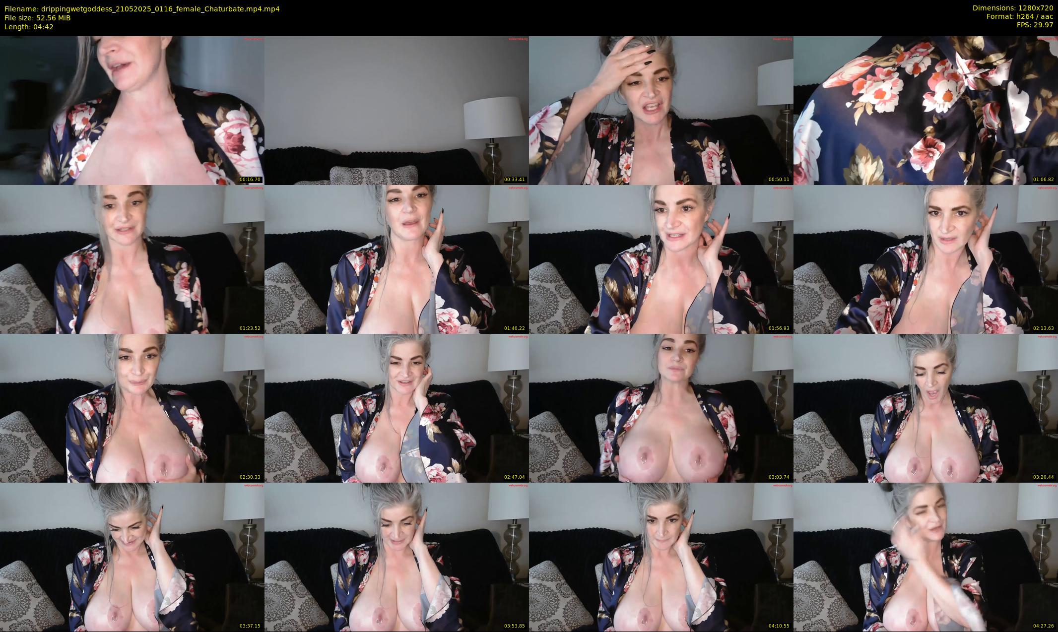 drippingwetgoddess — 5 minute Chaturbate female cam show recording, 720p, May 21, 2025
