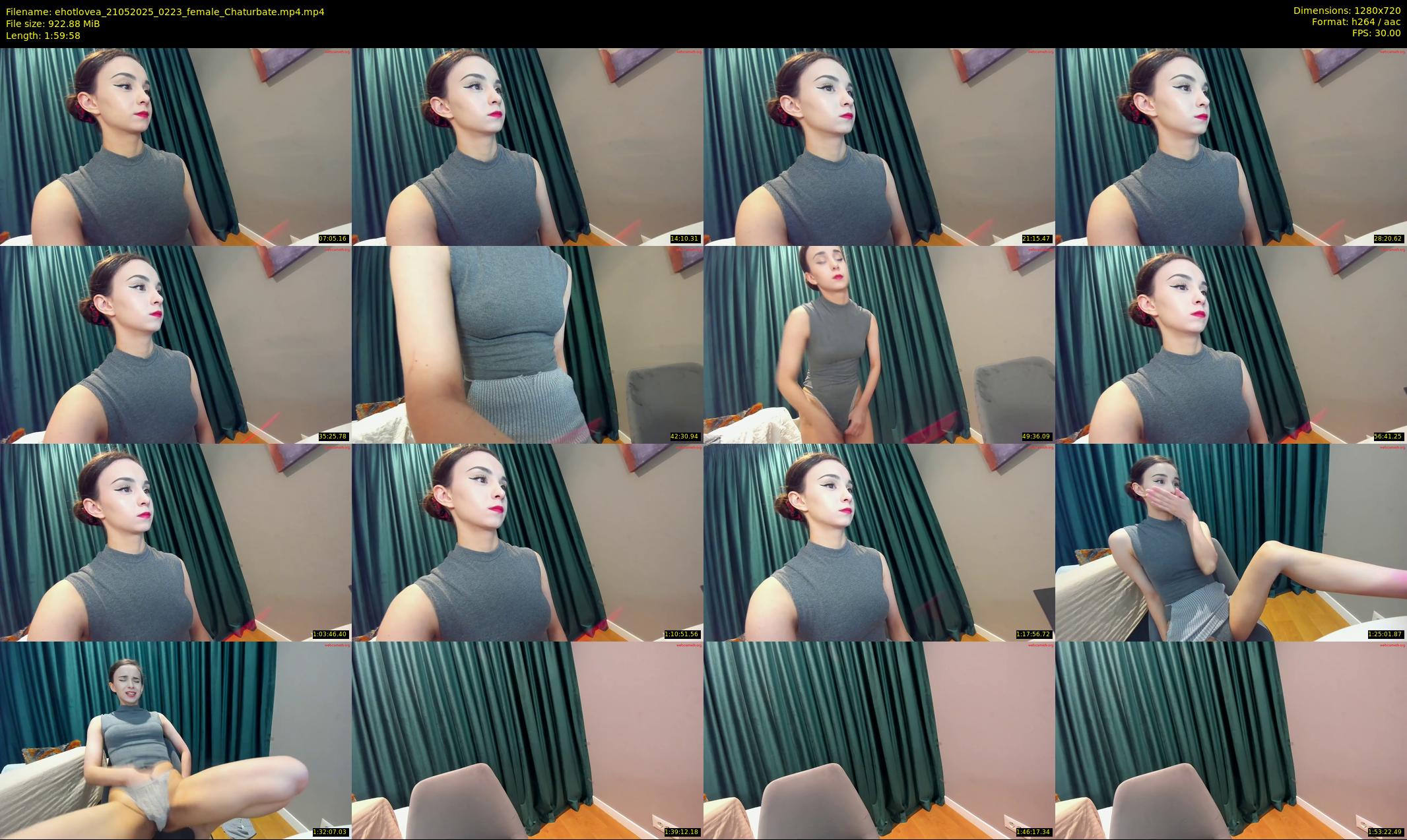ehotlovea — 120 minute Chaturbate female cam show recording, 720p, May 21, 2025