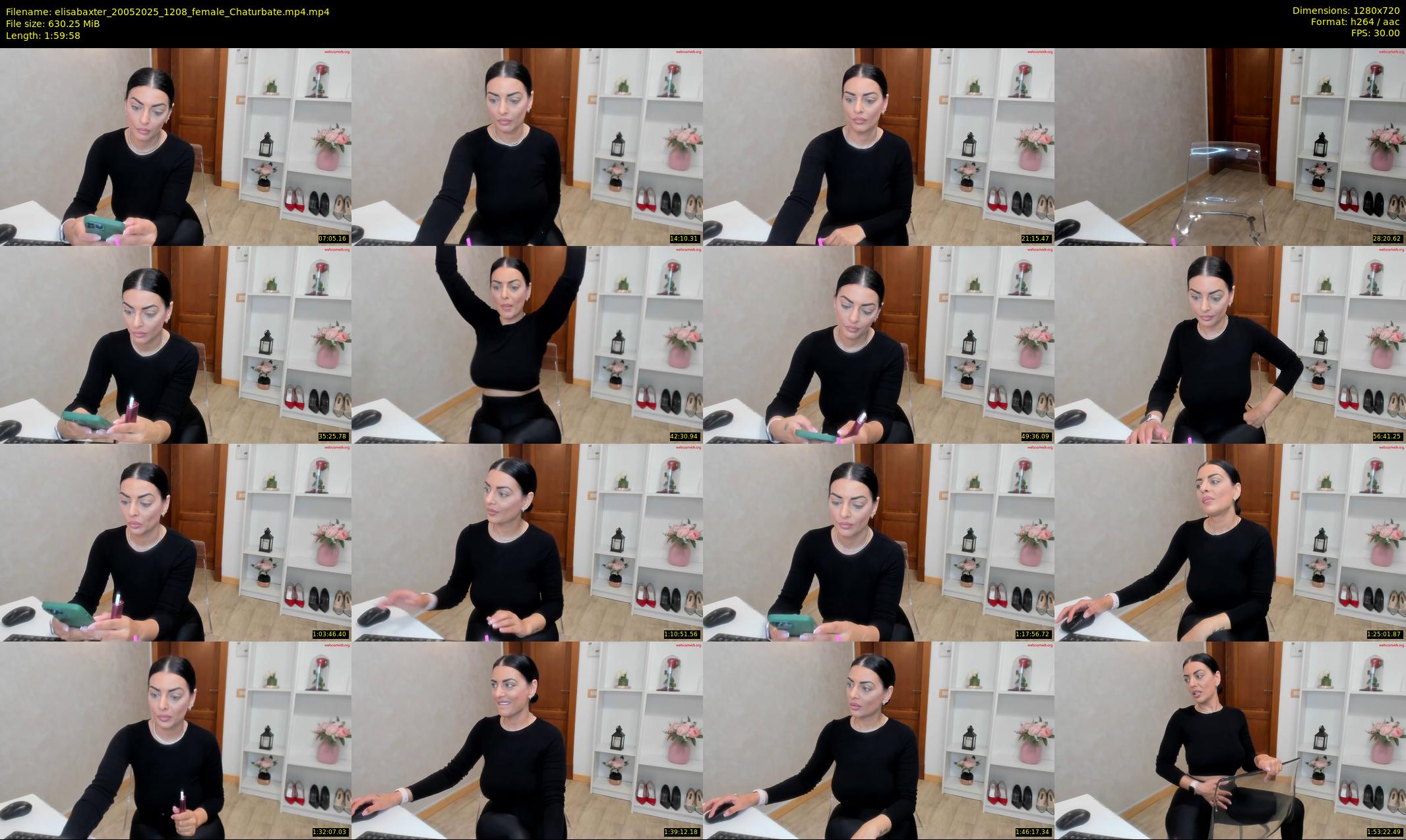 elisabaxter — 120 minute Chaturbate female cam show recording, 720p, May 20, 2025