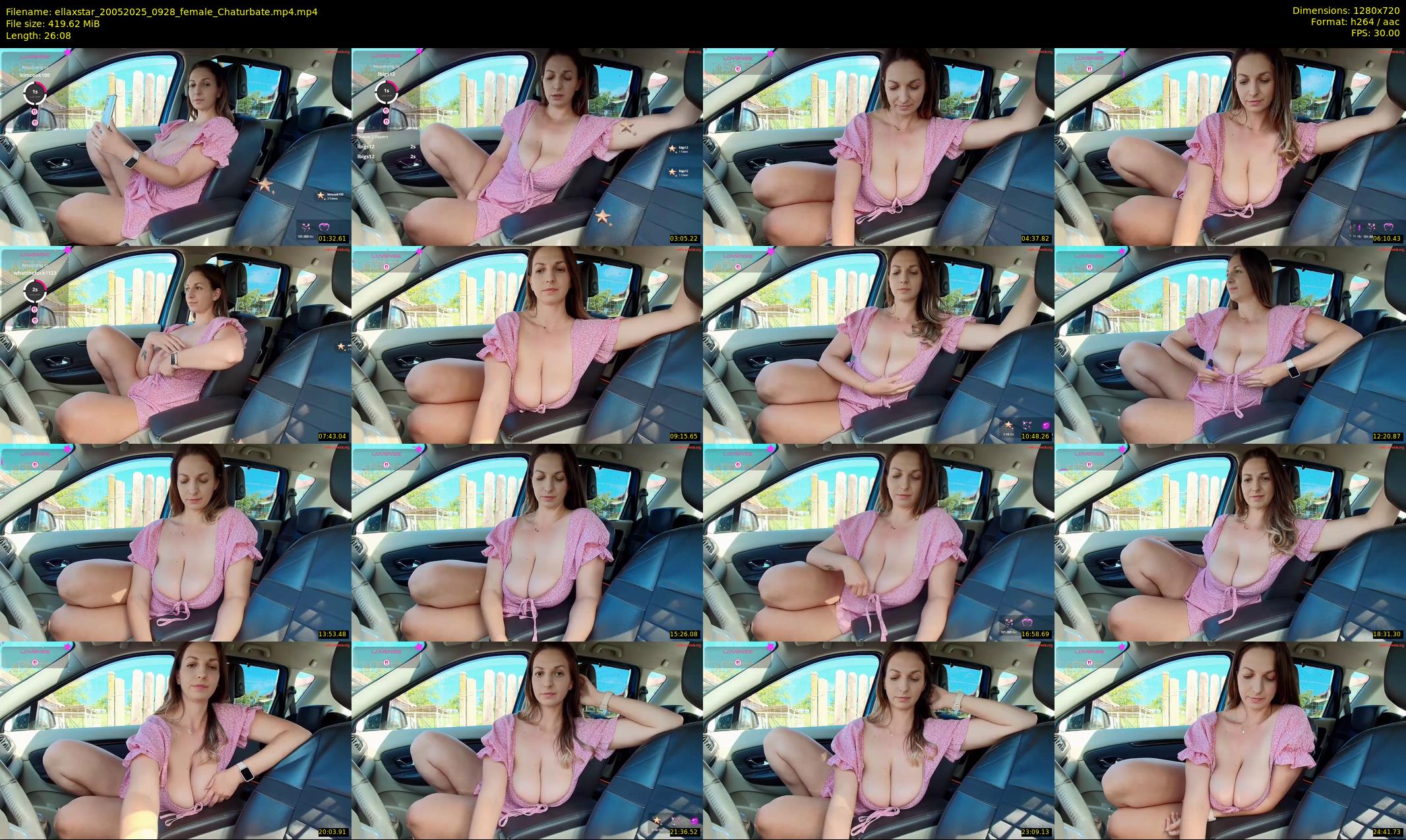 ellaxstar — 27 minute Chaturbate female cam show recording, 720p, May 20, 2025