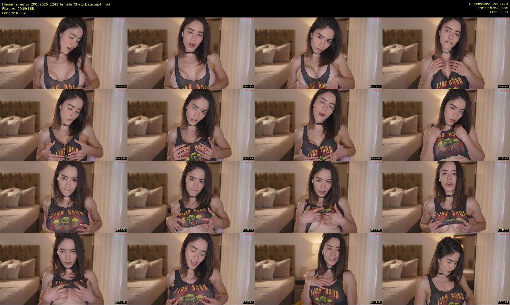 emyii — 3 minute Chaturbate female cam show recording, 720p, May 20, 2025