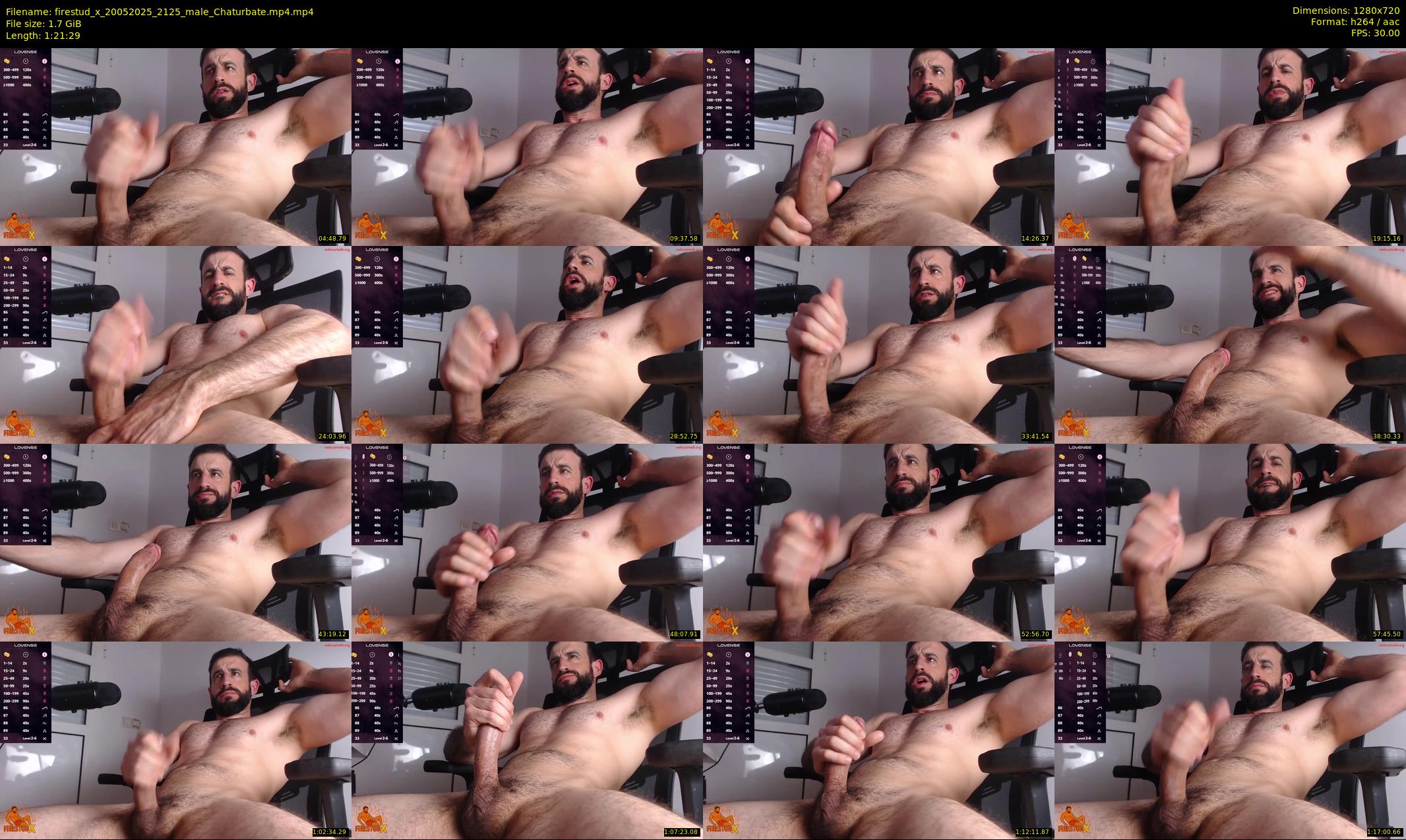 firestud_x — 82 minute Chaturbate male cam show recording, 720p, May 20, 2025