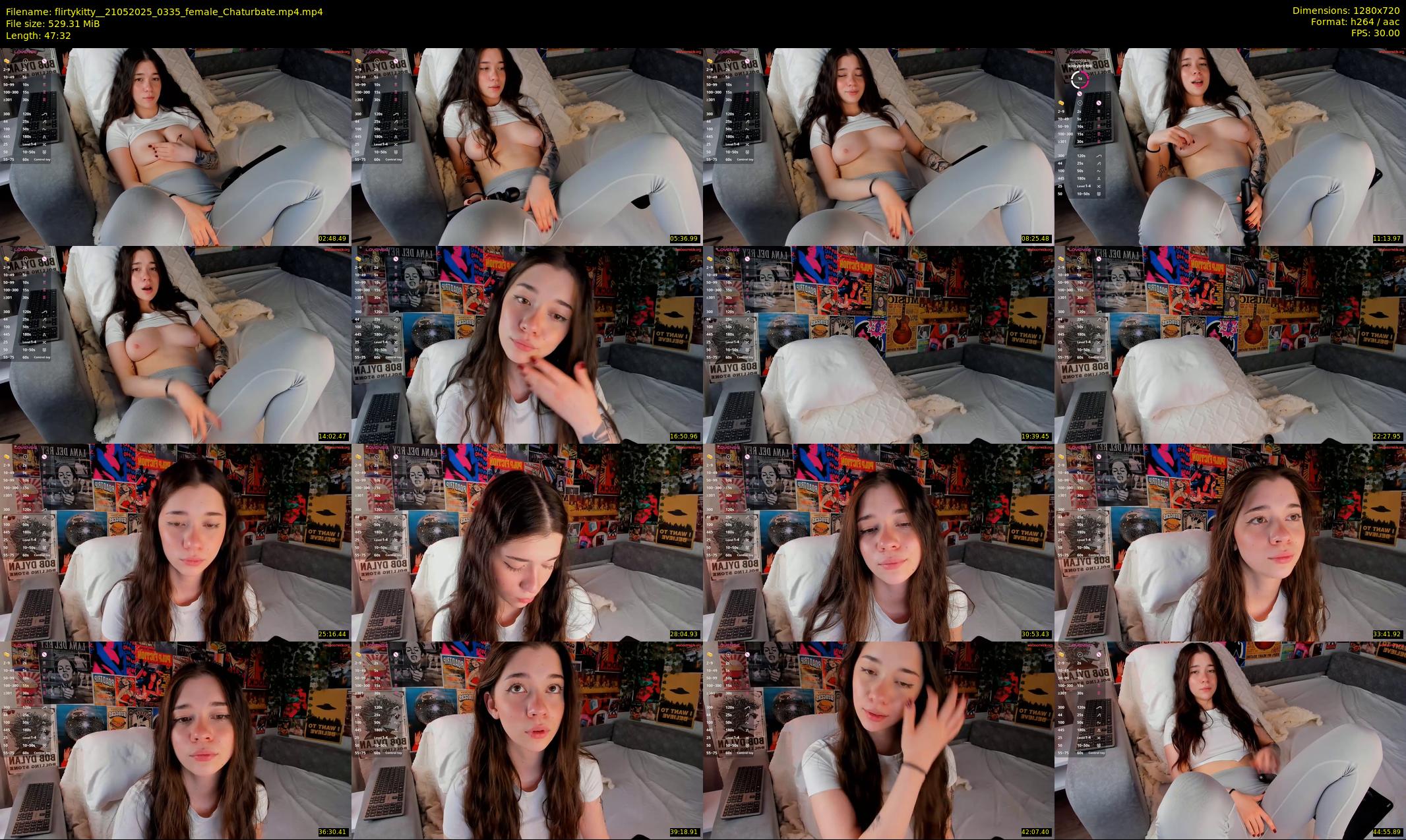 flirtykitty_ — 48 minute Chaturbate female cam show recording, 720p, May 21, 2025
