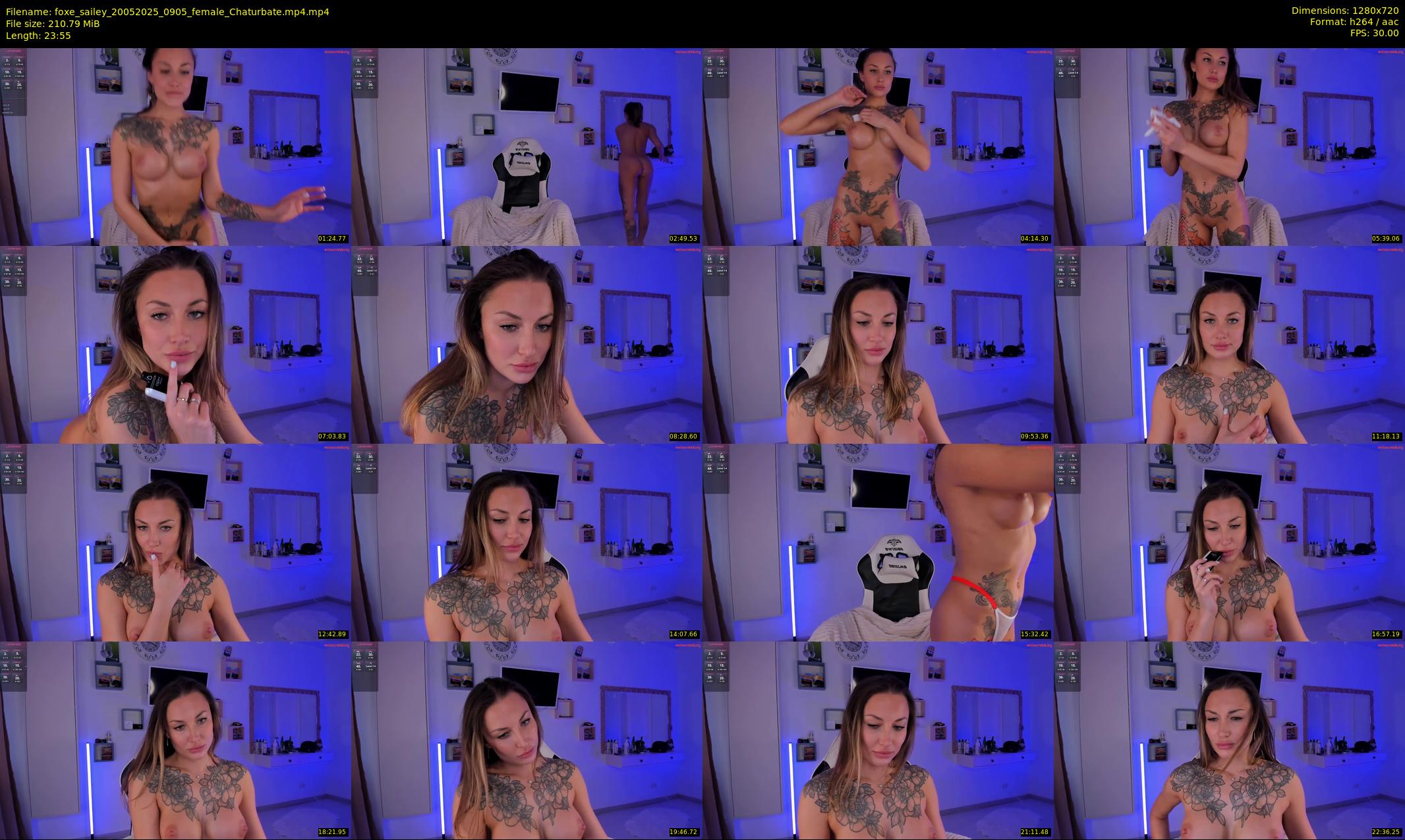 foxe_sailey — 24 minute Chaturbate female cam show recording, 720p, May 20, 2025