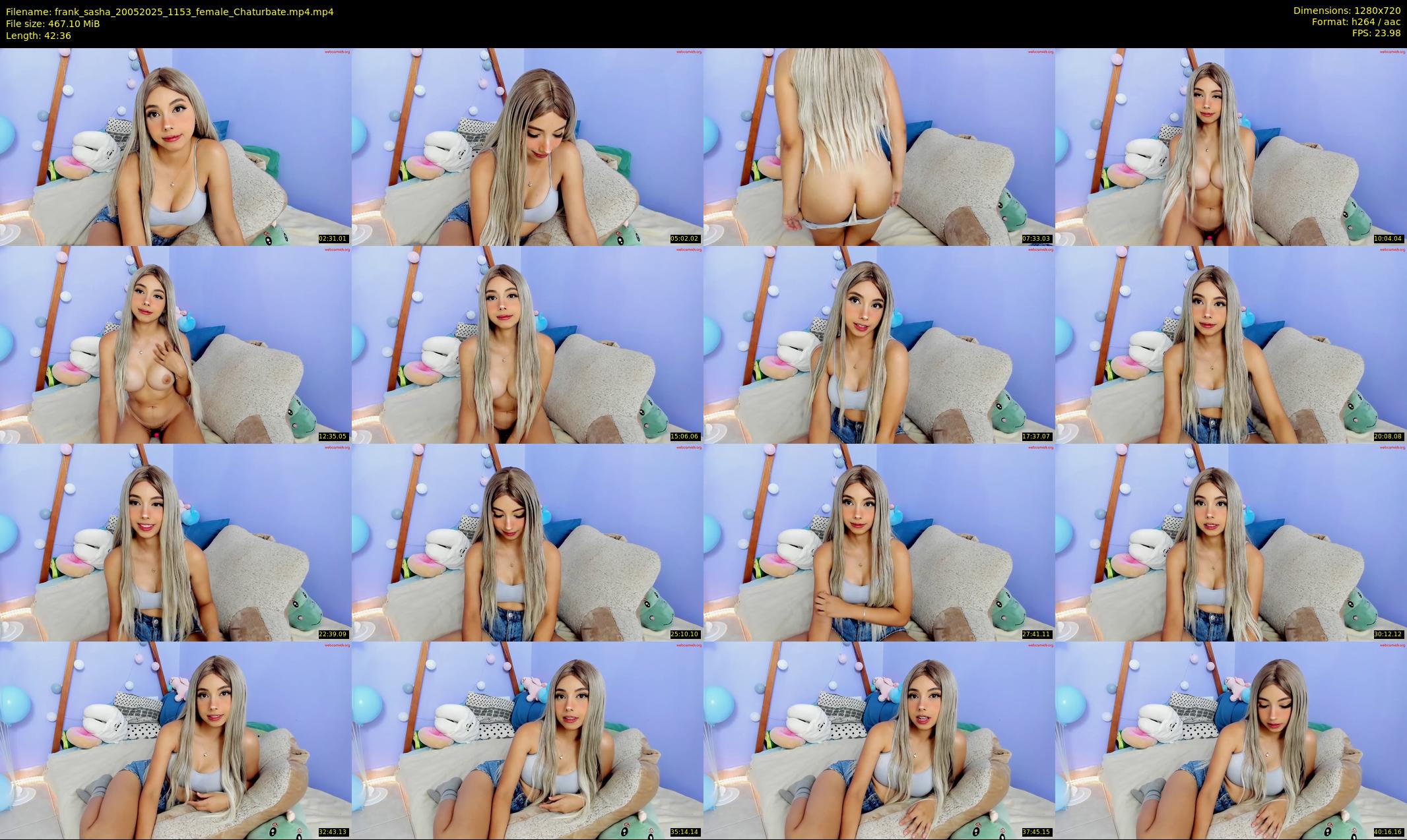 frank_sasha — 43 minute Chaturbate couple cam show recording, 720p, May 20, 2025