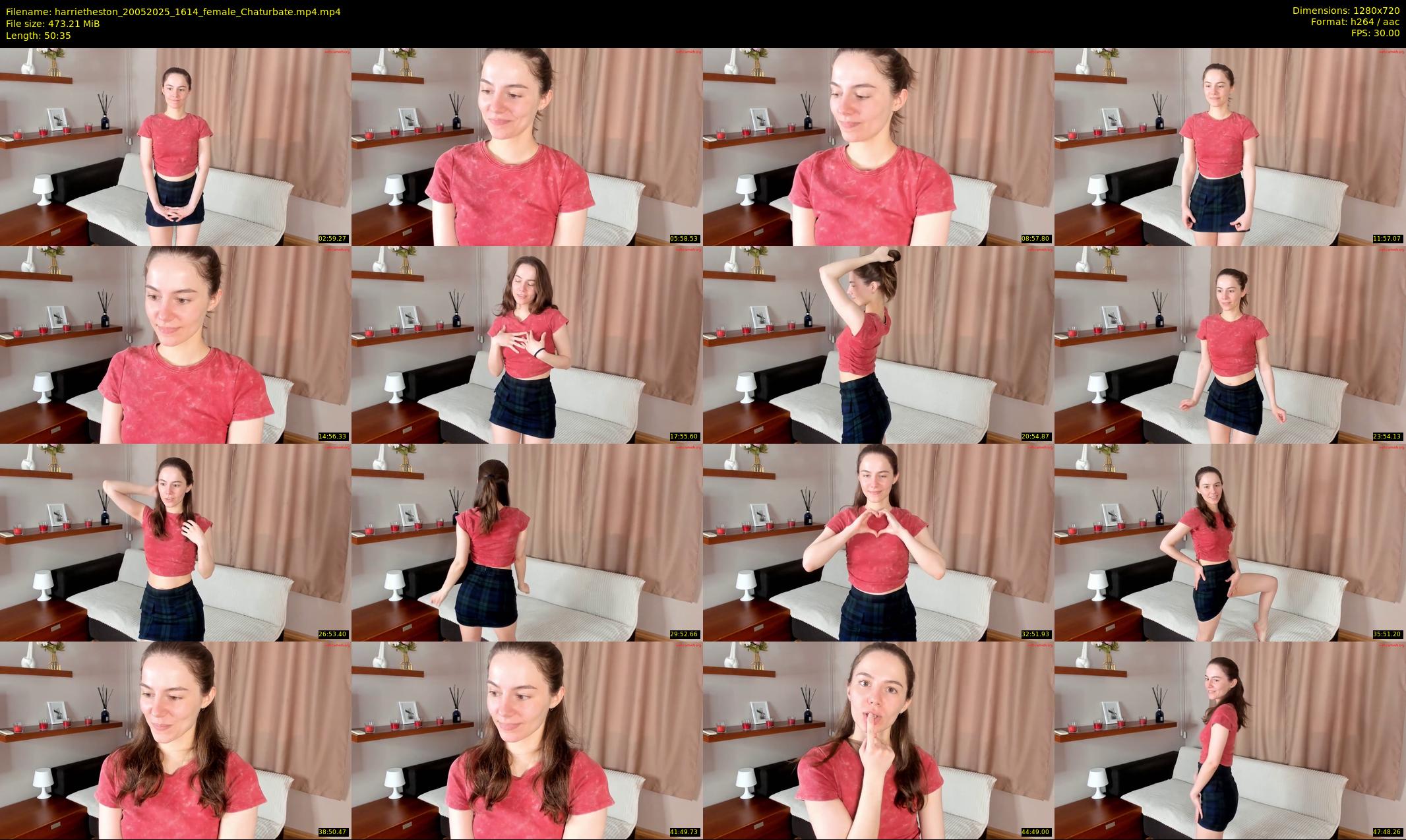 harrietheston — 51 minute Chaturbate female cam show recording, 720p, May 20, 2025