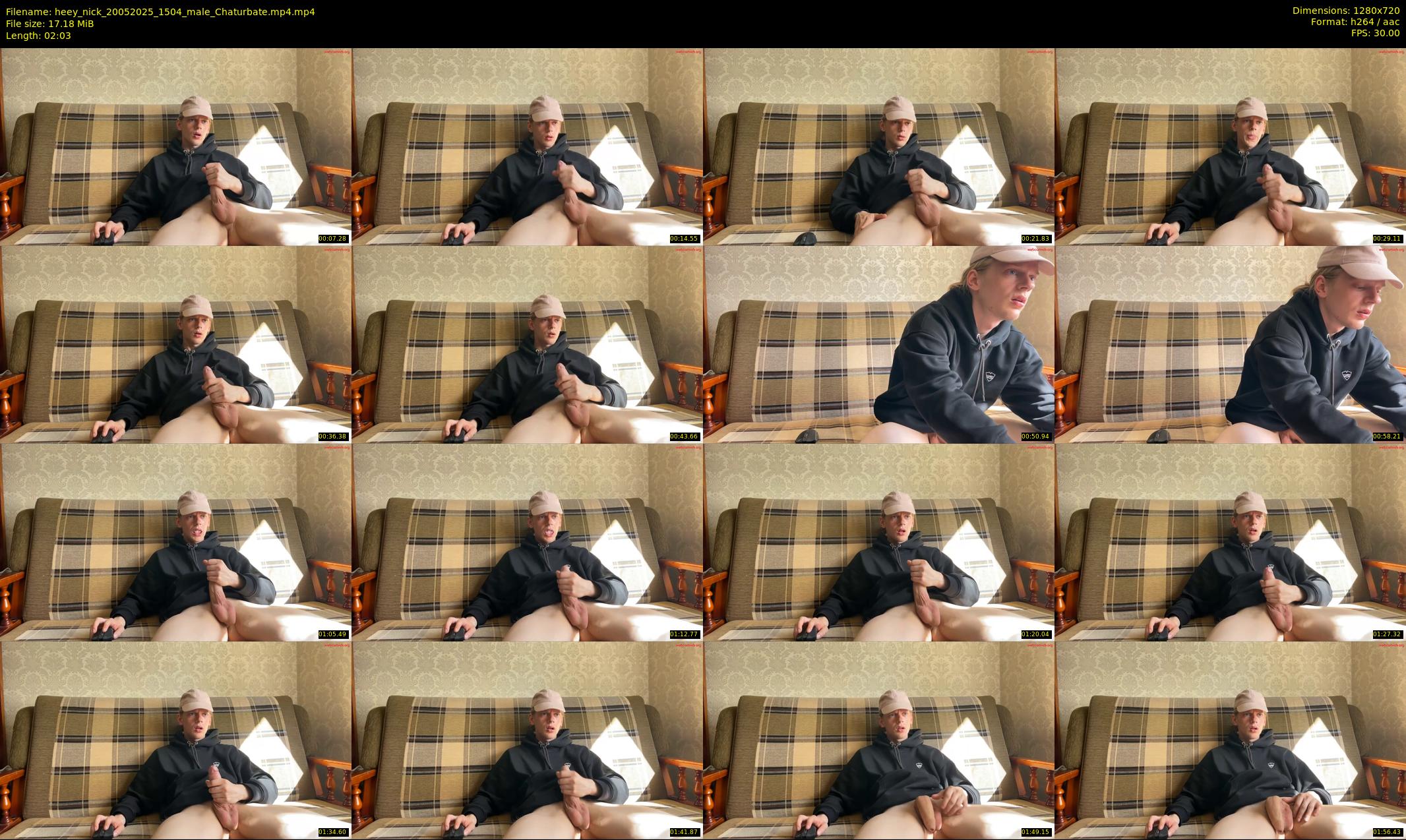 heey_nick — 3 minute Chaturbate male cam show recording, 720p, May 20, 2025