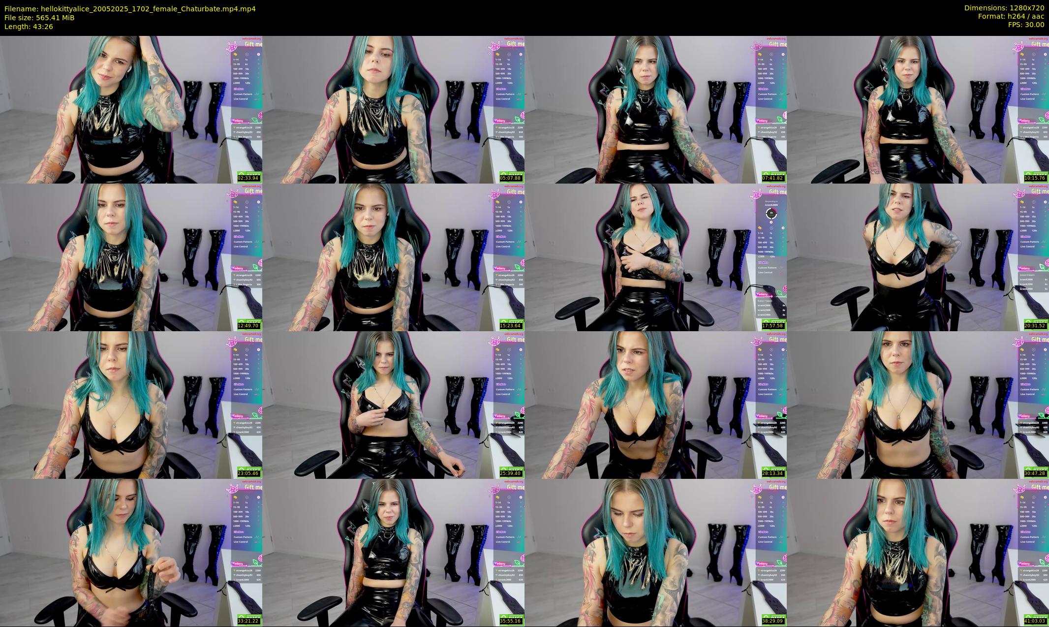 hellokittyalice — 44 minute Chaturbate female cam show recording, 720p, May 20, 2025