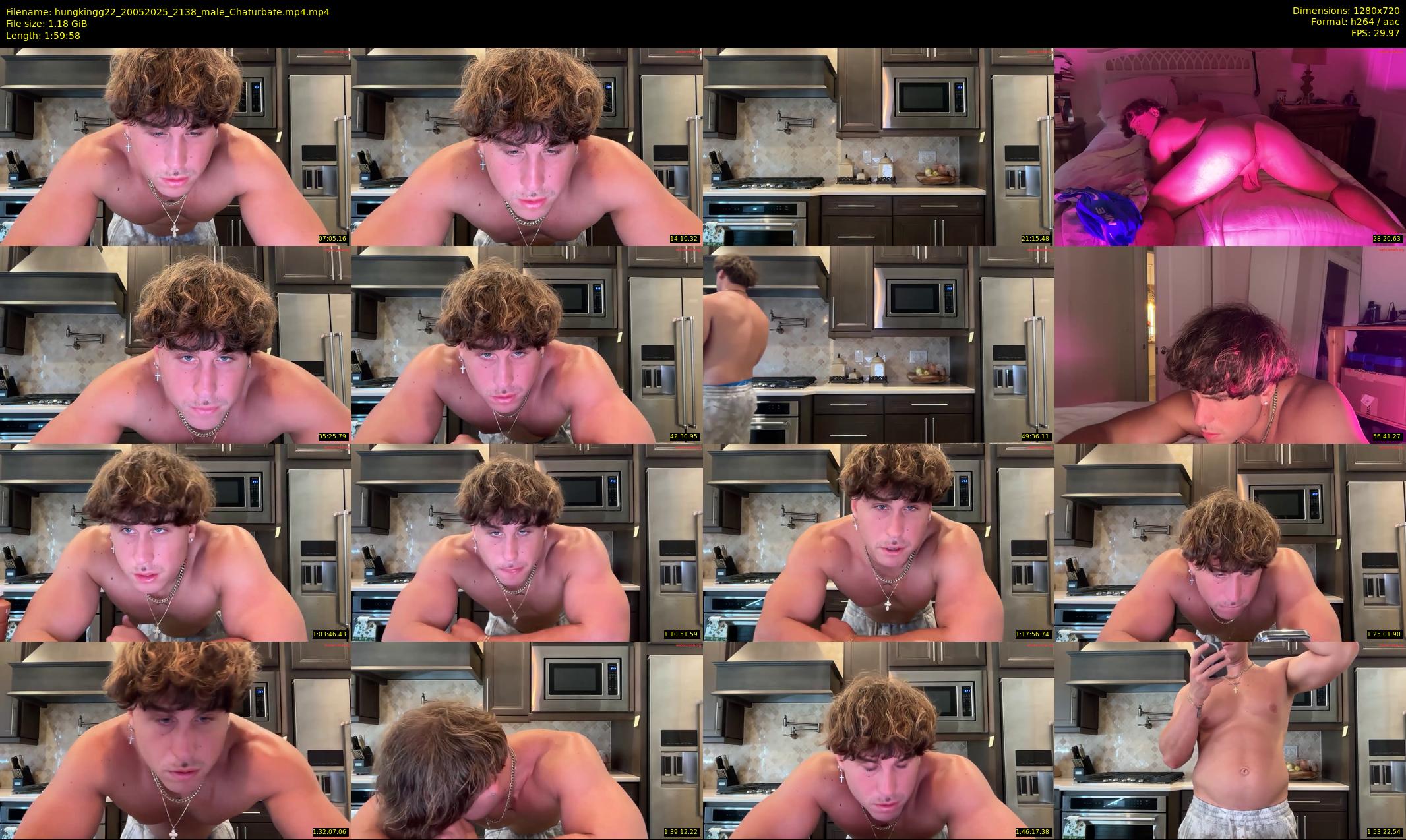 hungkingg22 — 120 minute Chaturbate male cam show recording, 720p, May 20, 2025
