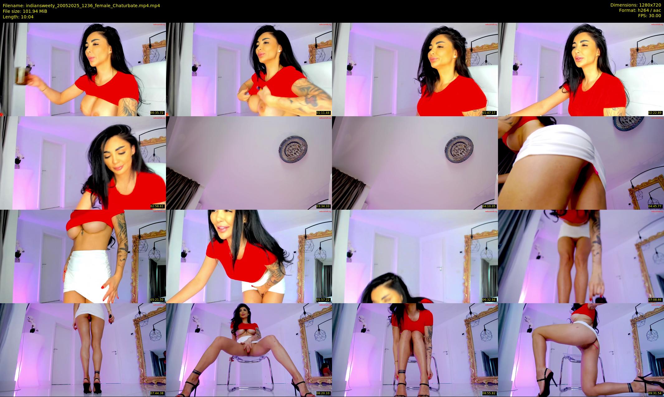 indiansweety — 11 minute Chaturbate female cam show recording, 720p, May 20, 2025