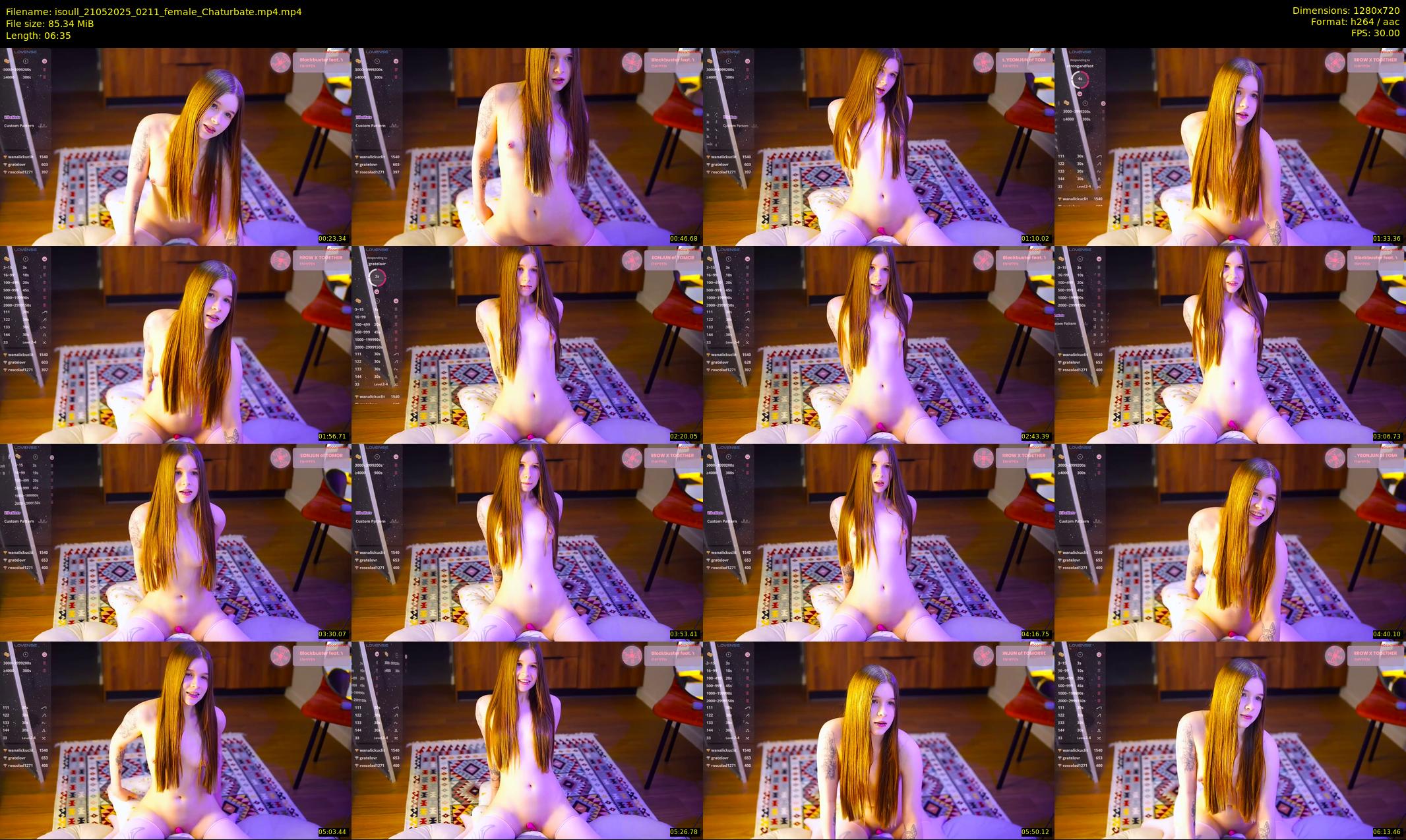isoull — 7 minute Chaturbate female cam show recording, 720p, May 21, 2025