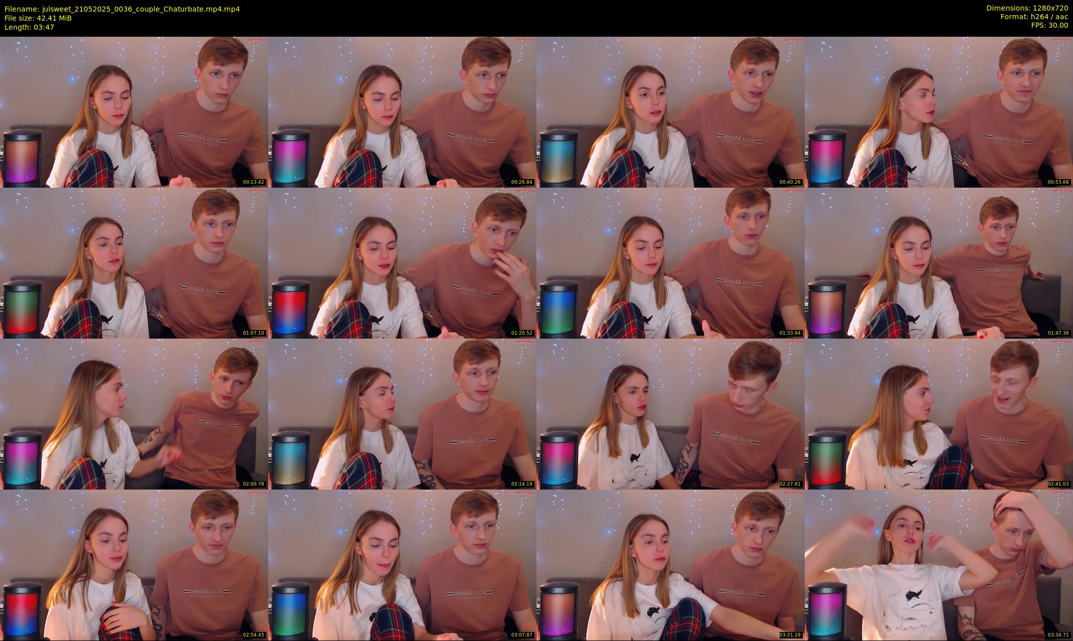 julsweet — 4 minute Chaturbate male cam show recording, 720p, May 21, 2025