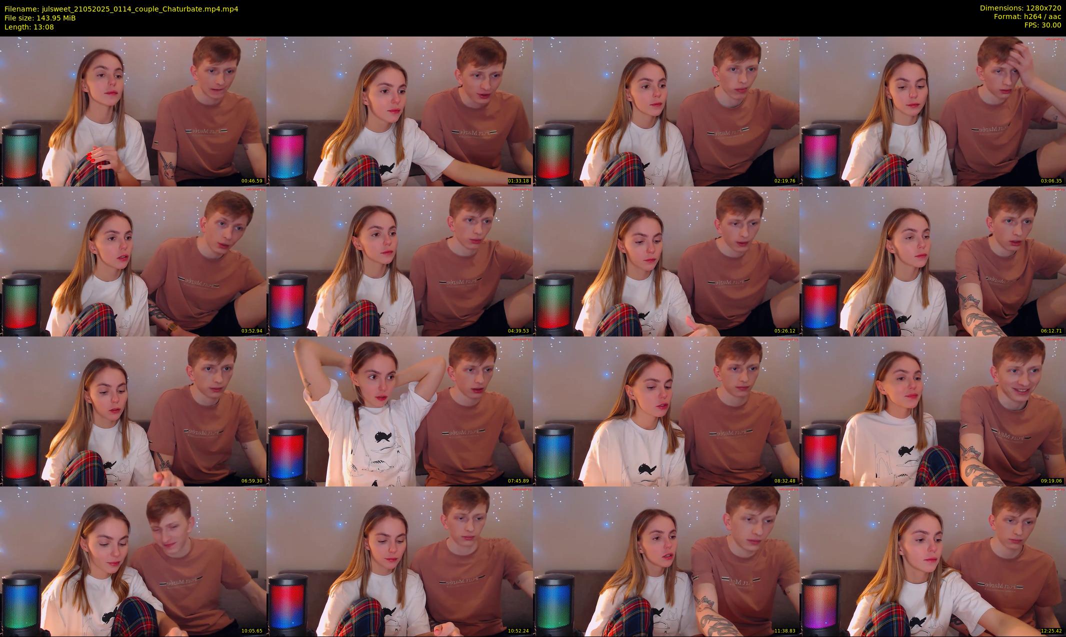 julsweet — 14 minute Chaturbate male cam show recording, 720p, May 21, 2025