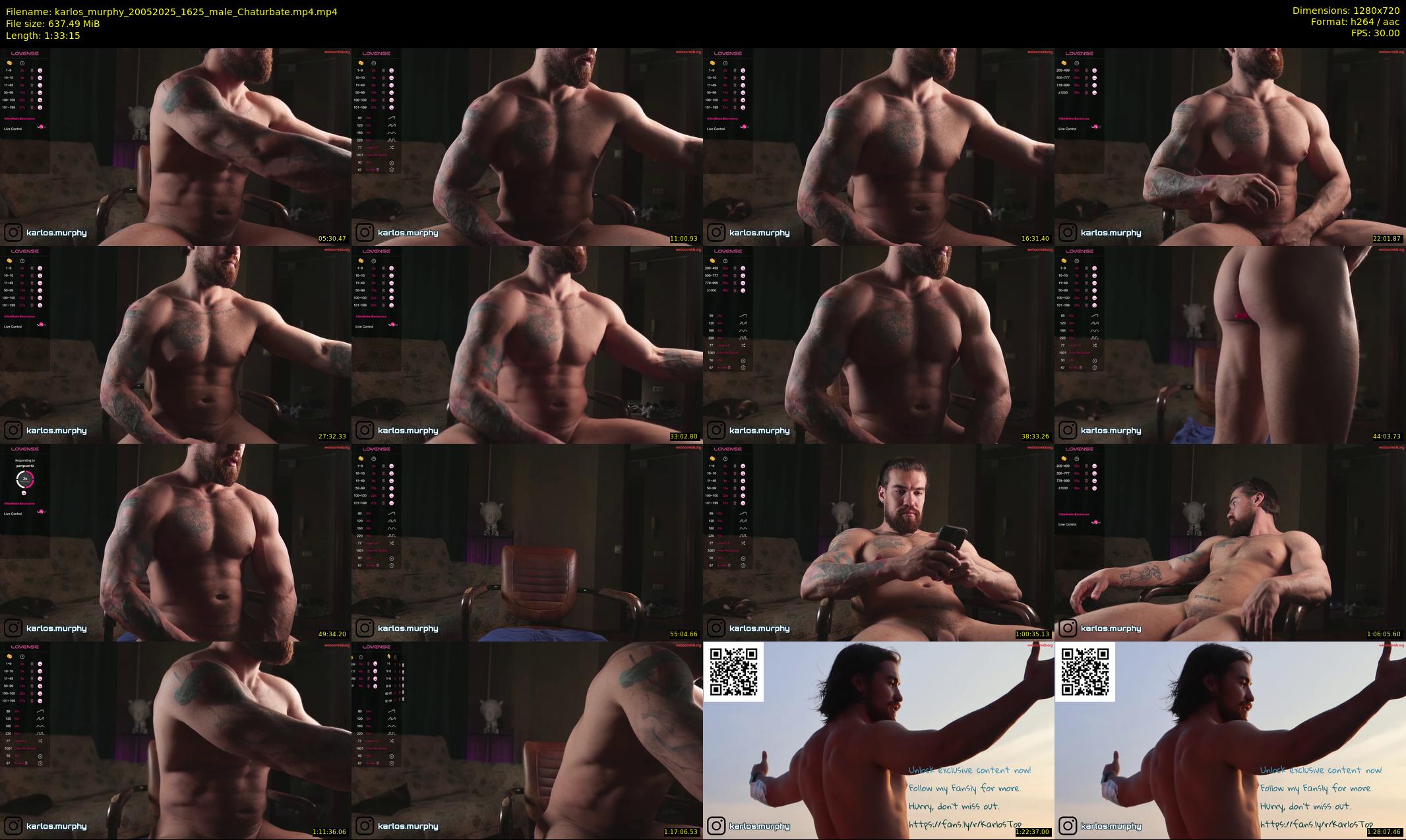 karlos_murphy — 94 minute Chaturbate male cam show recording, 720p, May 20, 2025