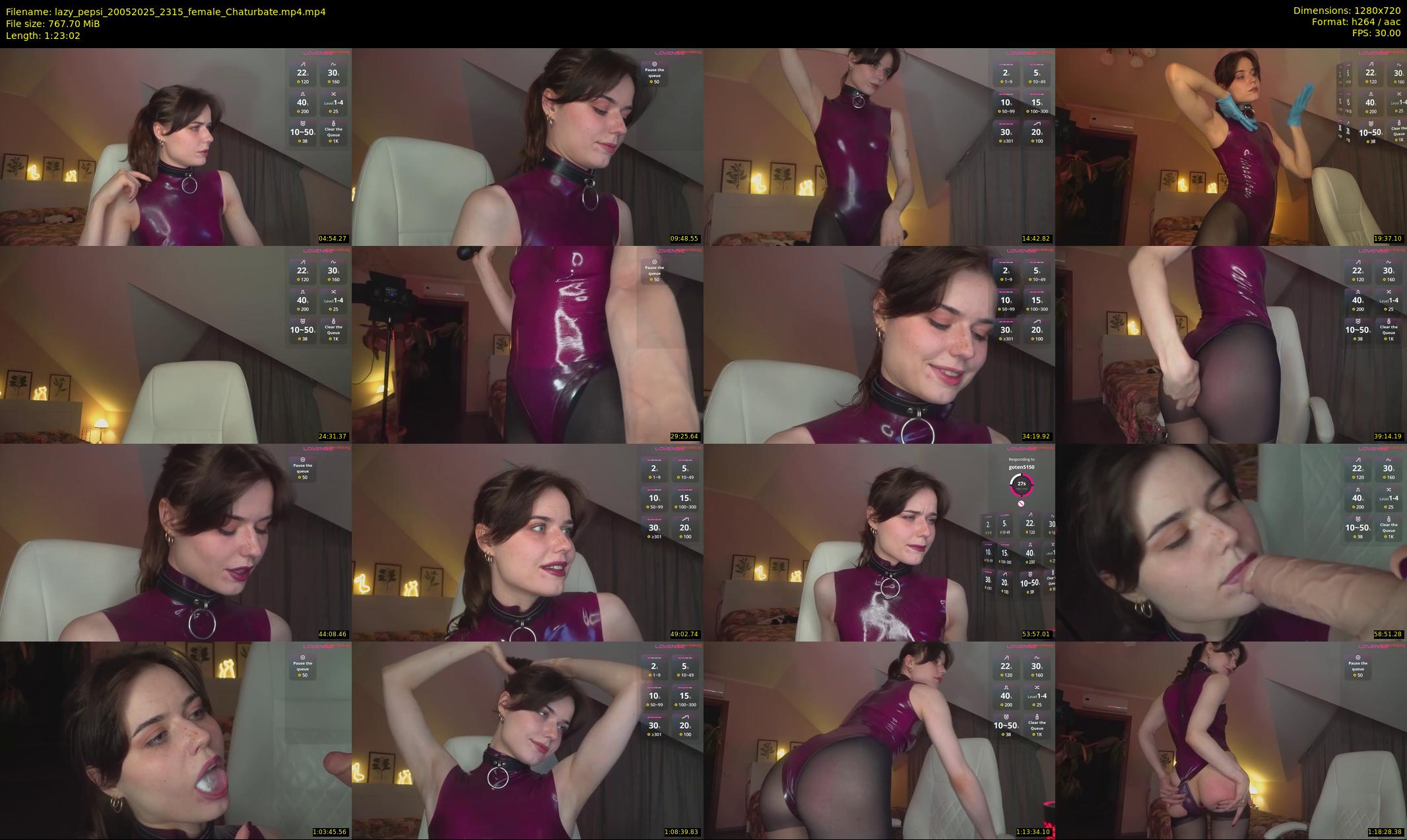 lazy_pepsi — 84 minute Chaturbate female cam show recording, 720p, May 20, 2025