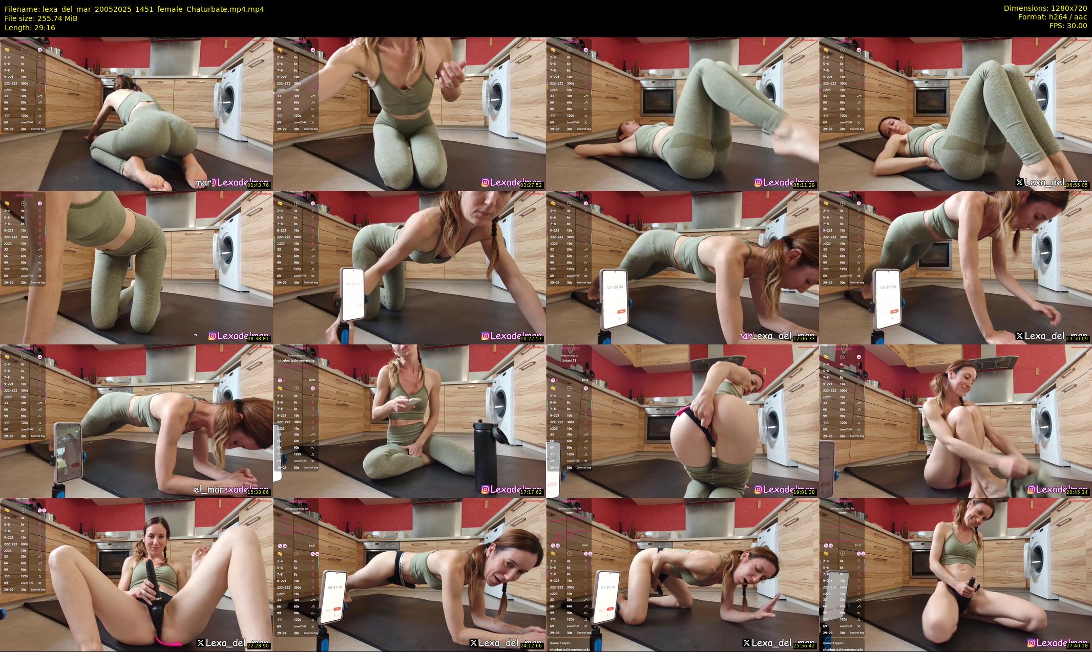 lexa_del_mar — 30 minute Chaturbate female cam show recording, 720p, May 20, 2025