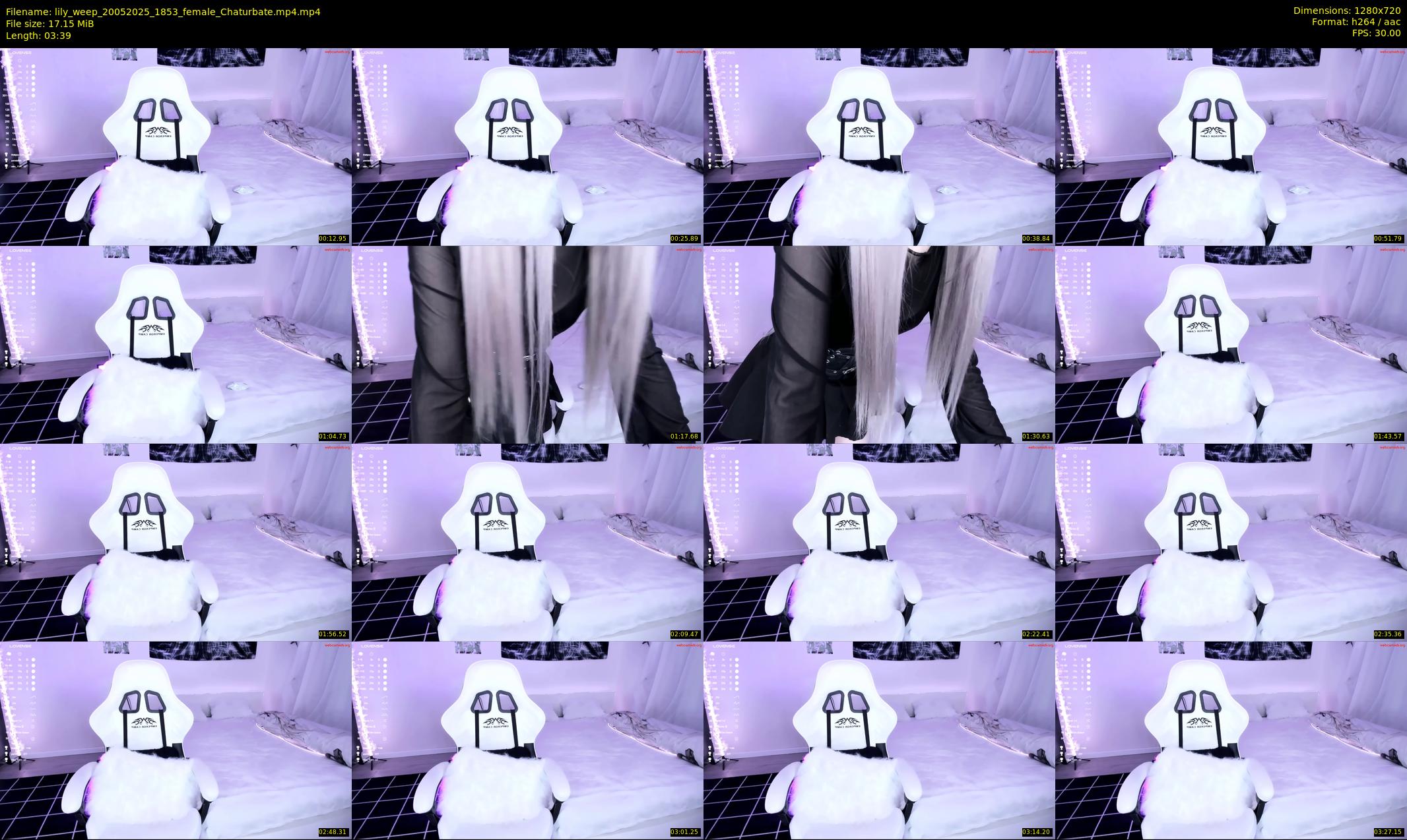 lily_weep — 4 minute Chaturbate female cam show recording, 720p, May 20, 2025