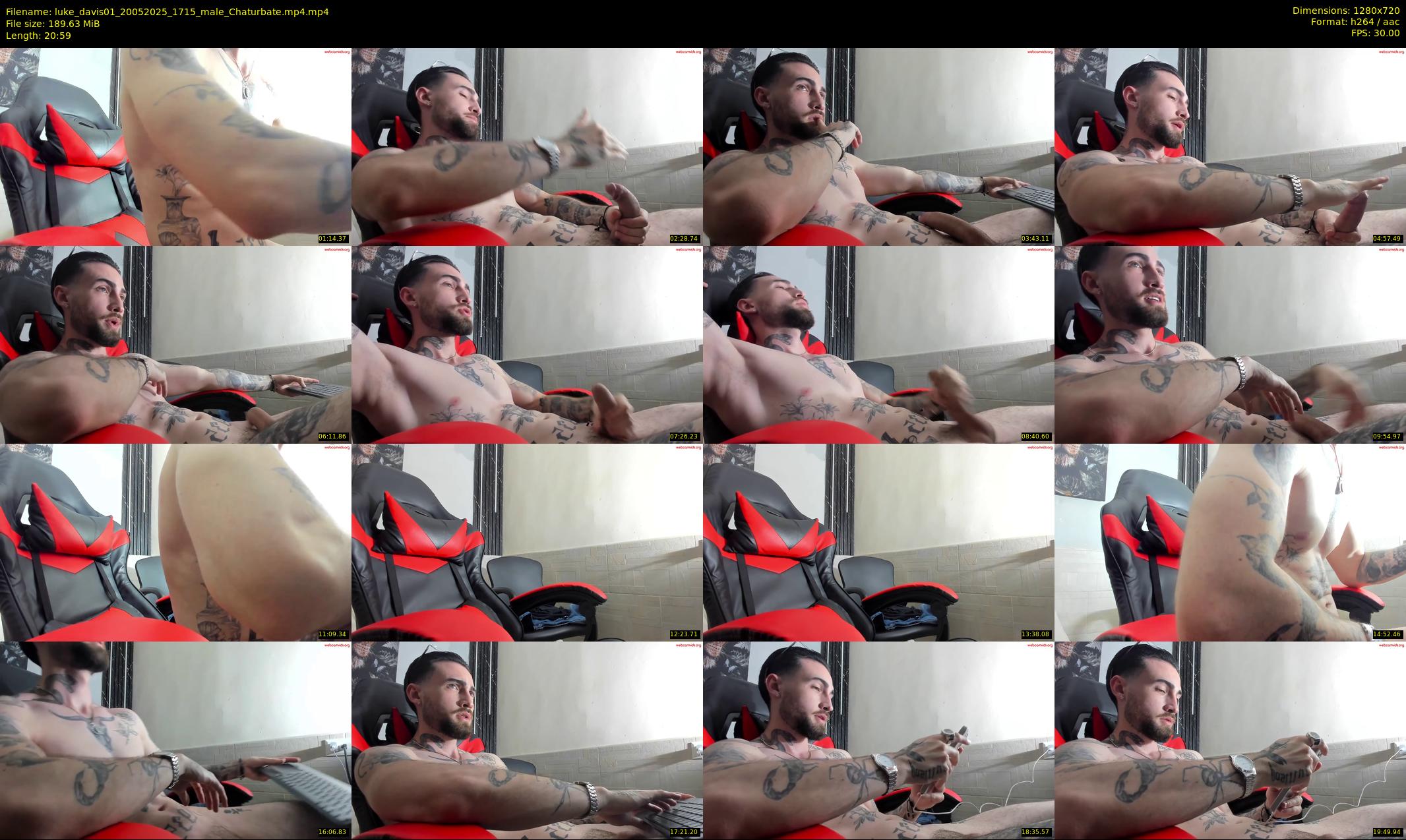 luke_davis01 — 21 minute Chaturbate male cam show recording, 720p, May 20, 2025