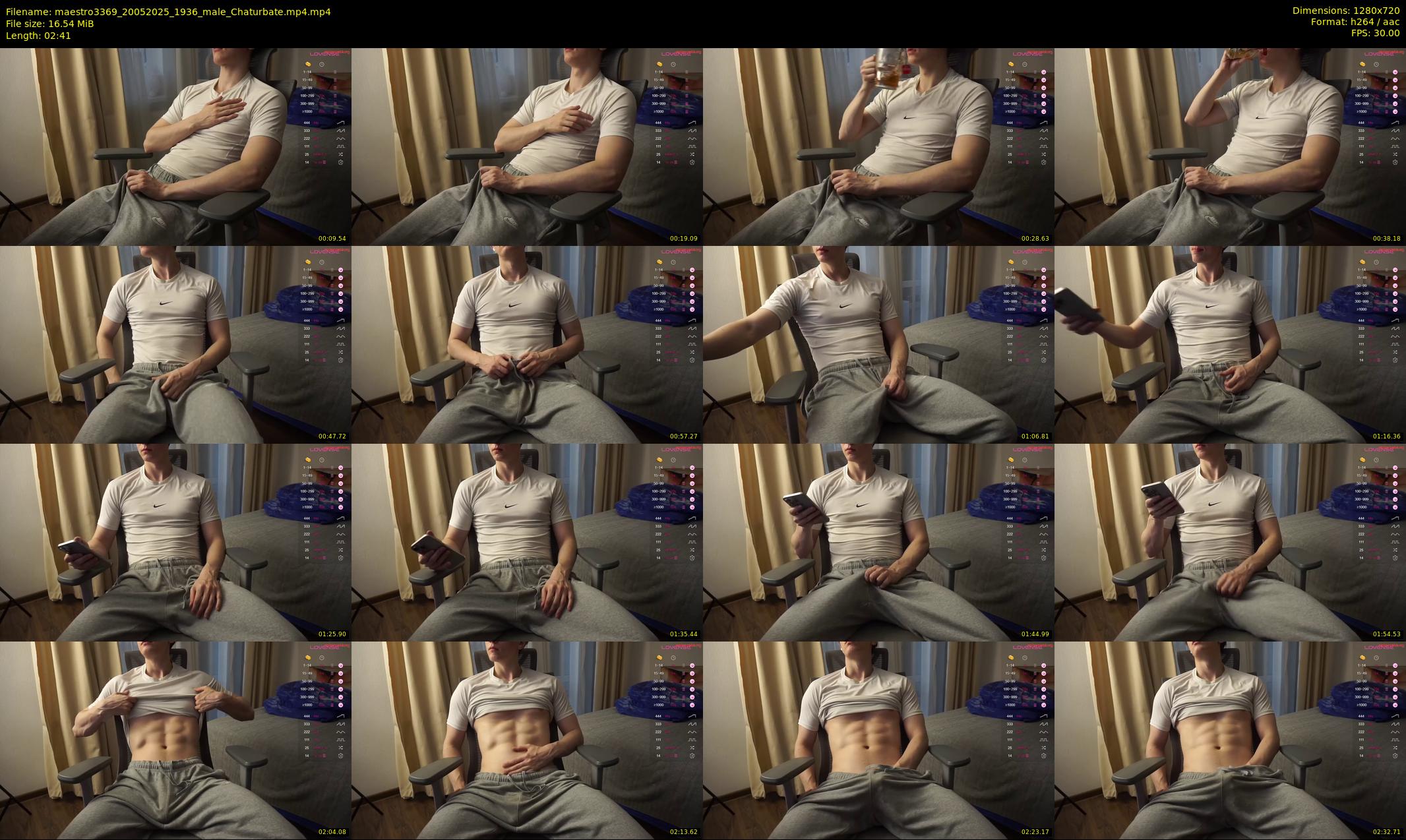 maestro3369 — 3 minute Chaturbate male cam show recording, 720p, May 20, 2025
